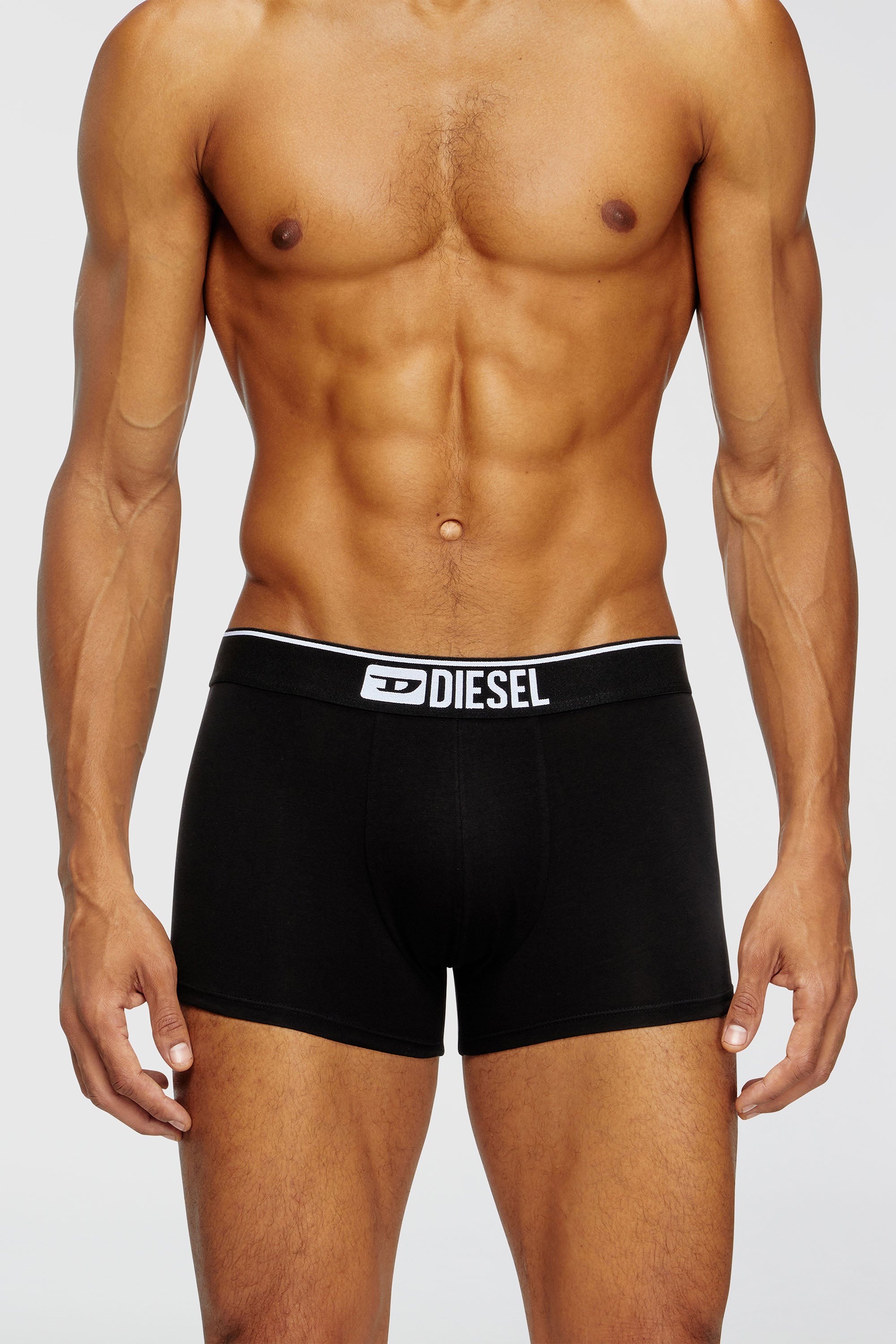 Diesel - UMBX-DAMIENTHREEPACK, Lot de trois boxers couleur unie Homme in Noir - 2