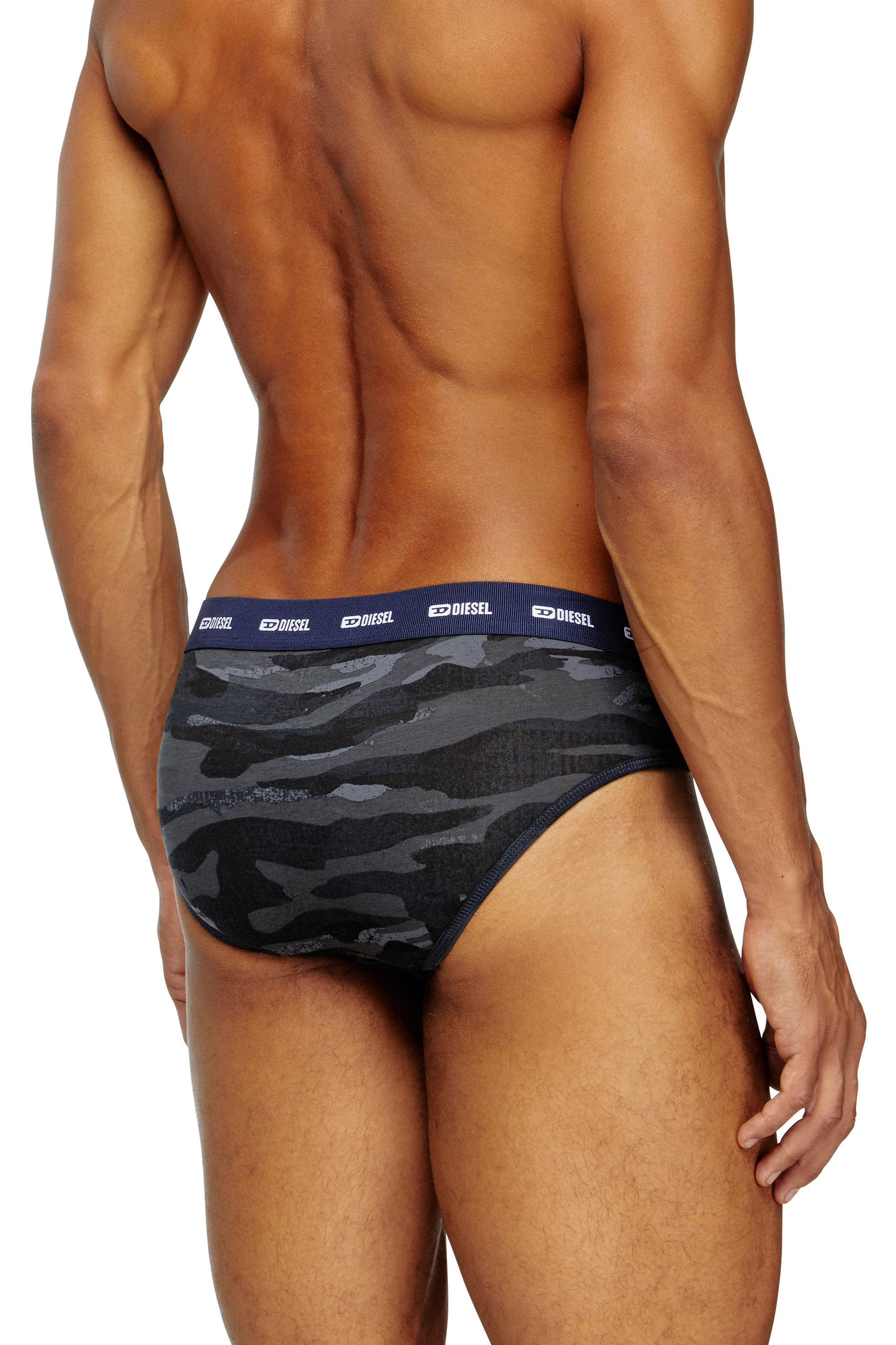 Diesel - ANDRE-UTLT-3PACK, Lot de 3 slips unis et motif camouflage Homme in Polychrome - 3