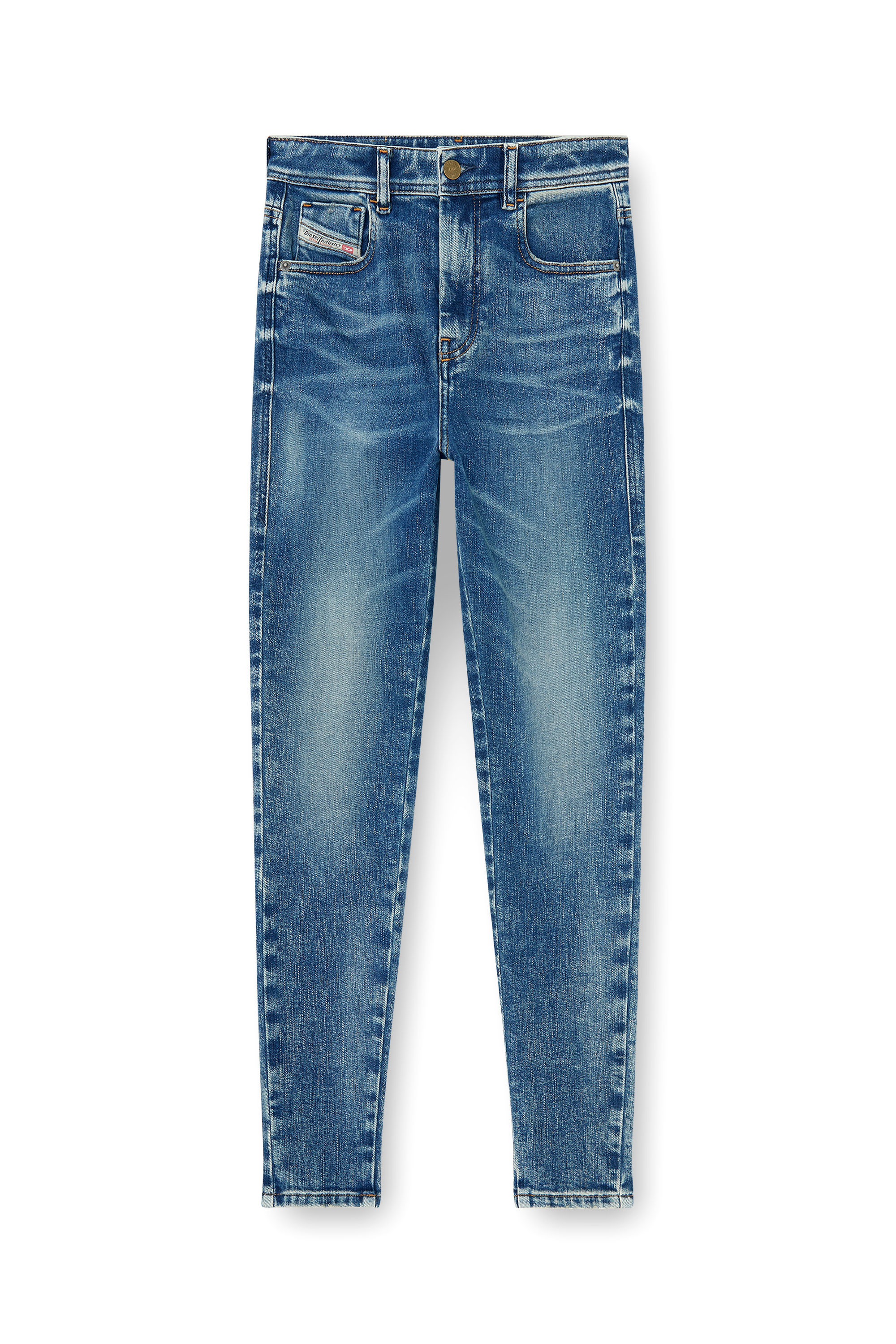 Diesel - Skinny Jeans 1984 Slandy-High 09P72 Mujer, Azul medio - 1