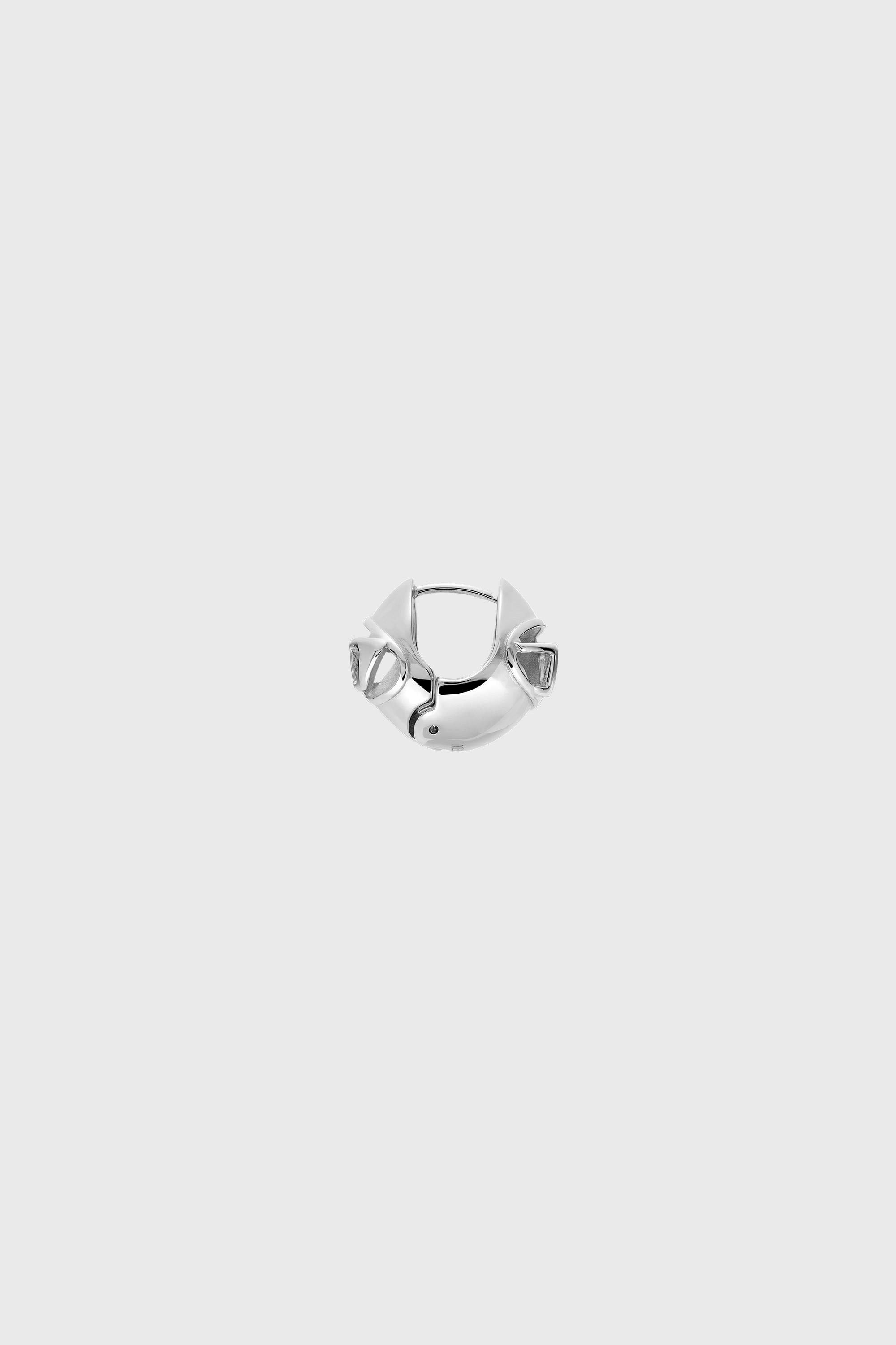Diesel - DX1718040, Boucle d&rsquo;oreille cr&eacute;ole en acier inoxydable Mixte in Gris argent&eacute; - 3
