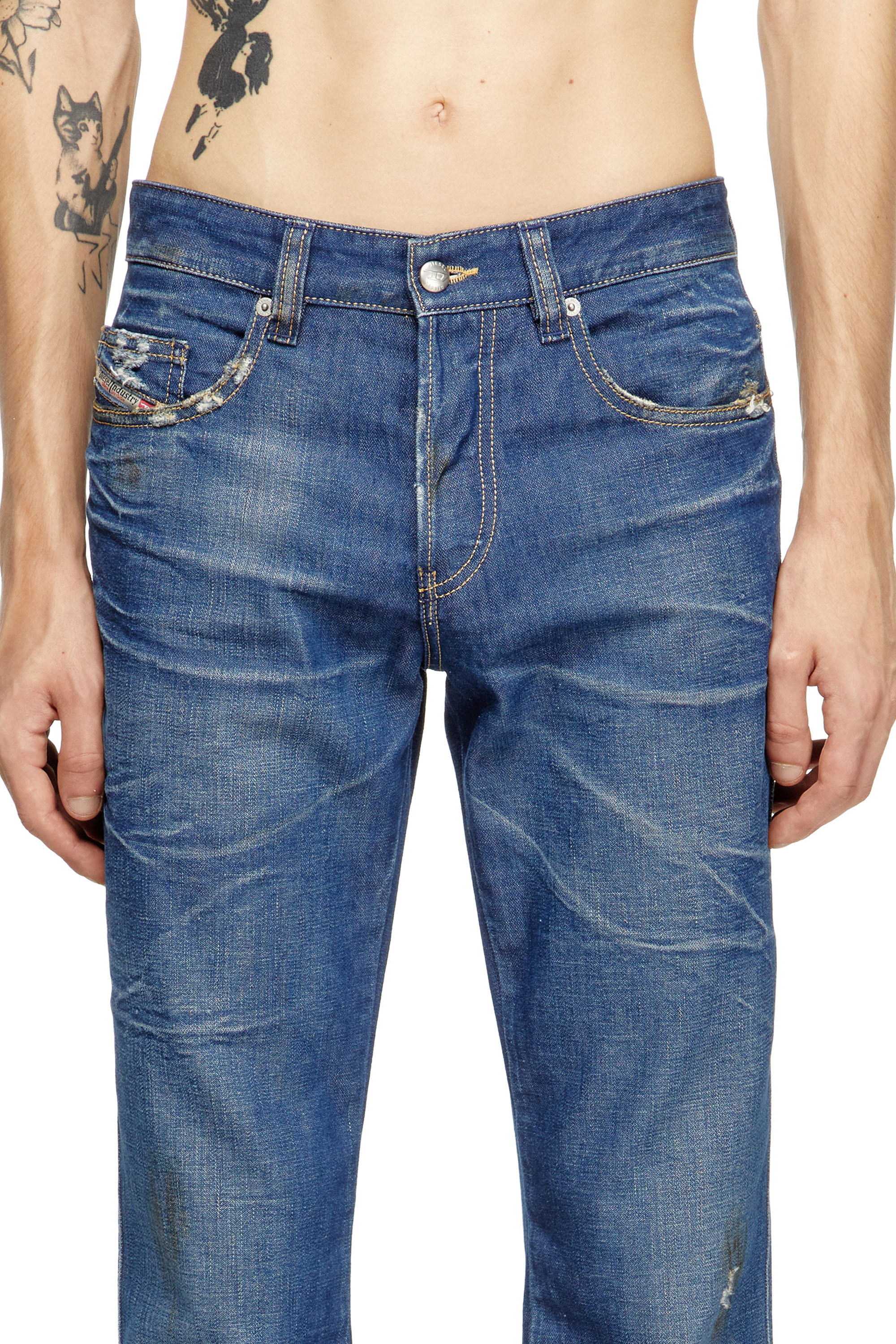 Bootcut Jeans 1998 D-Buck 09M60, Azul Oscuro Diesel - Bootcut Jeans 1998 D-Buck 09M60 Hombre, Azul Oscuro - 5