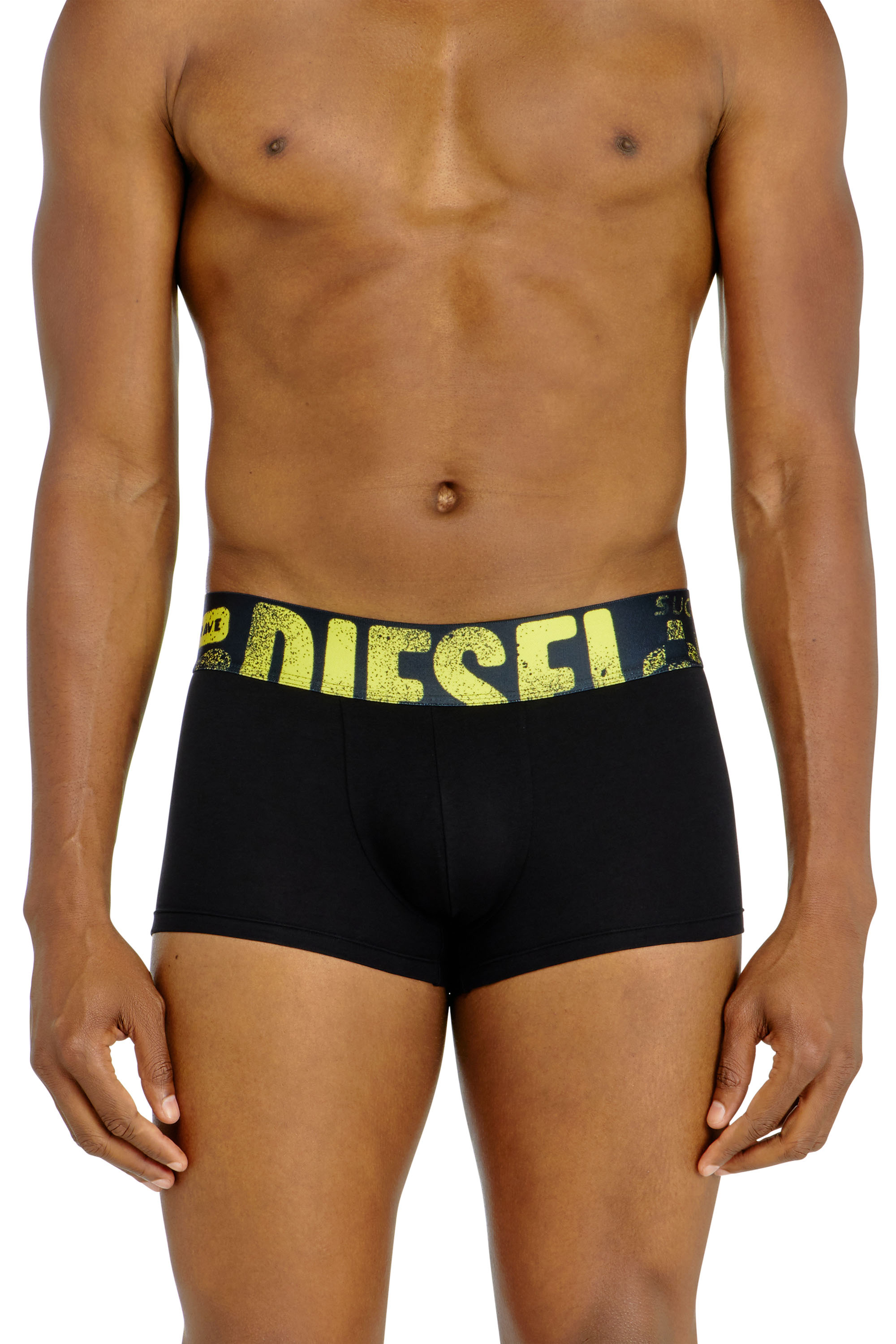 Diesel - UMBX-DAMIENTHREEPACK-5.5EL, Male's Three-pack of trunks with multicoloured logo in Multicolor/Black - 3
