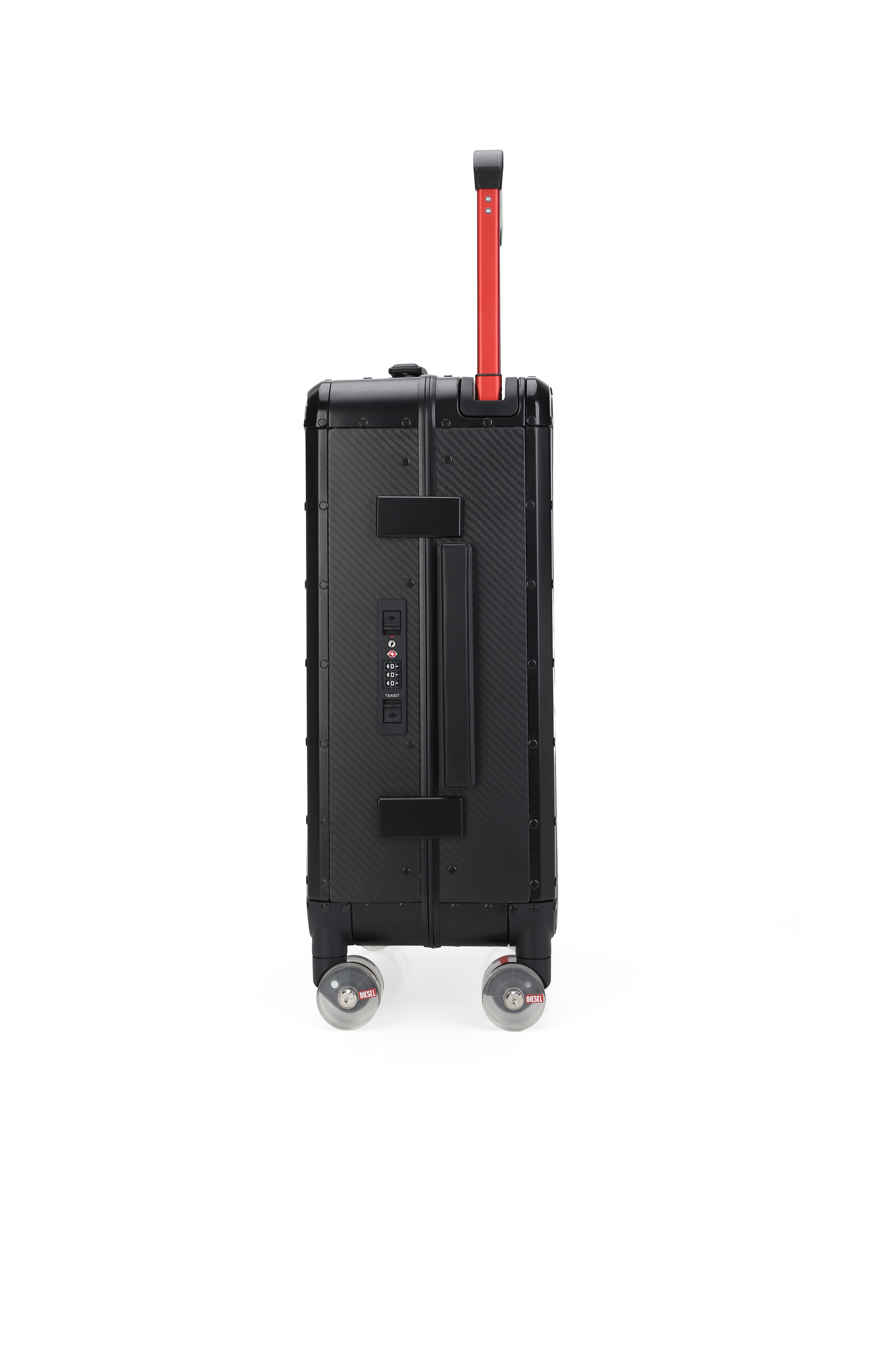 Diesel - DIESEL CARBON FIBER TROLLEY-BLACK- DSL00, Valise en fibre de carbone taille S Mixte in Noir - 3