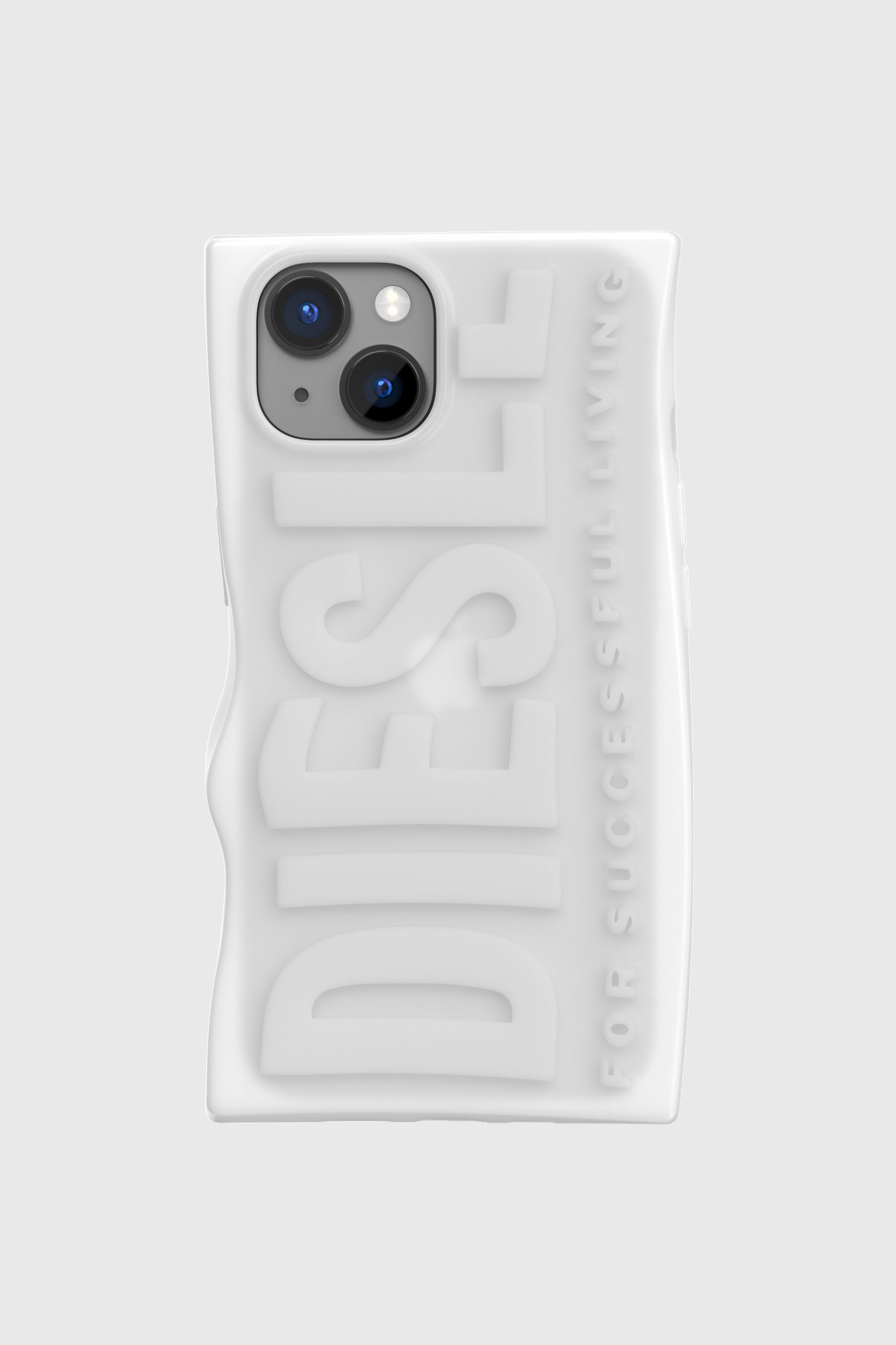 Diesel - 54122 MOULDED CASE, Funda D By iPhone 13/iPhone 14 Unisex in Blanco - 2