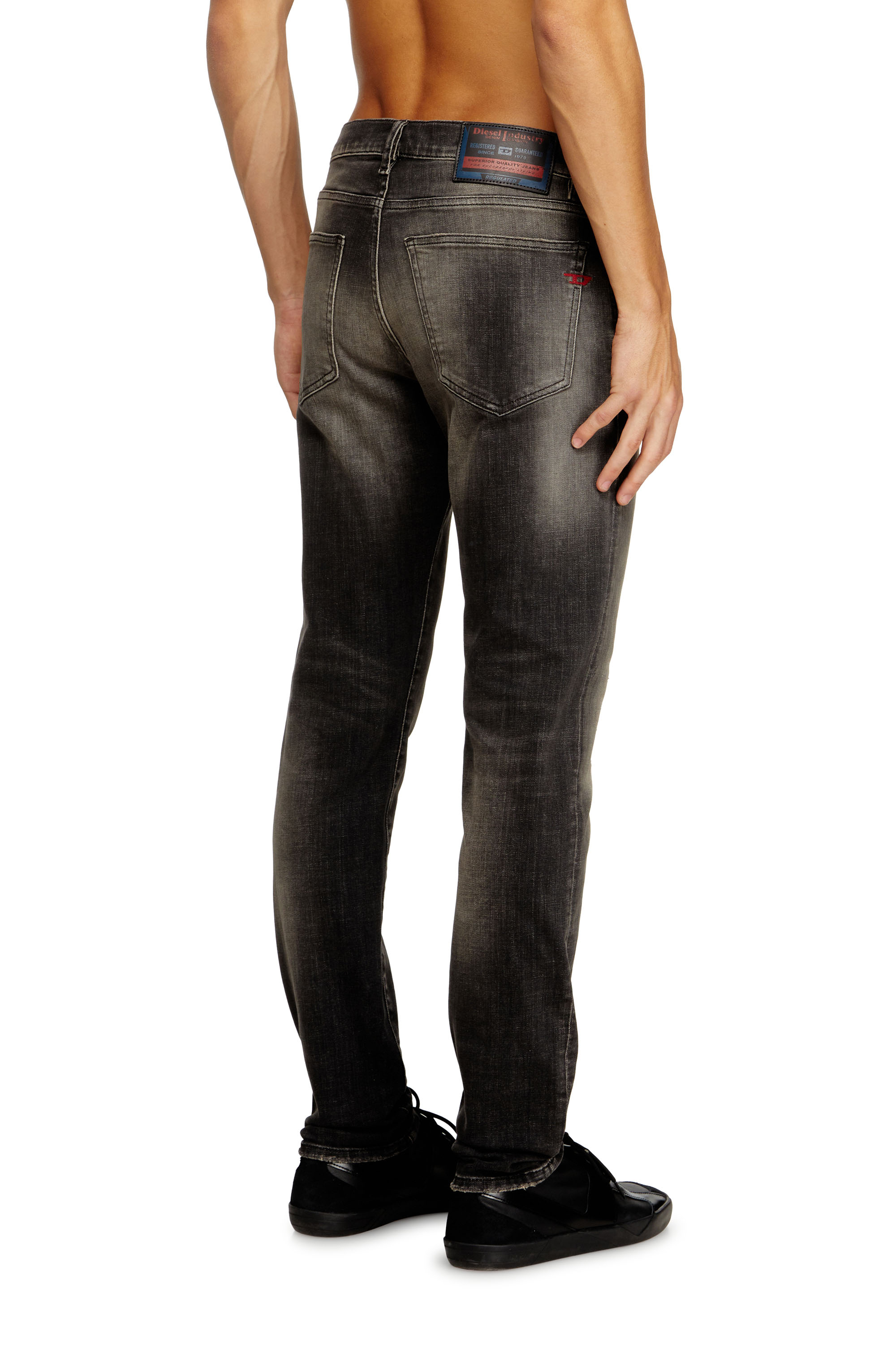 Diesel - Man's Slim Jeans 2019 D-Strukt 09N59, Grey - 4