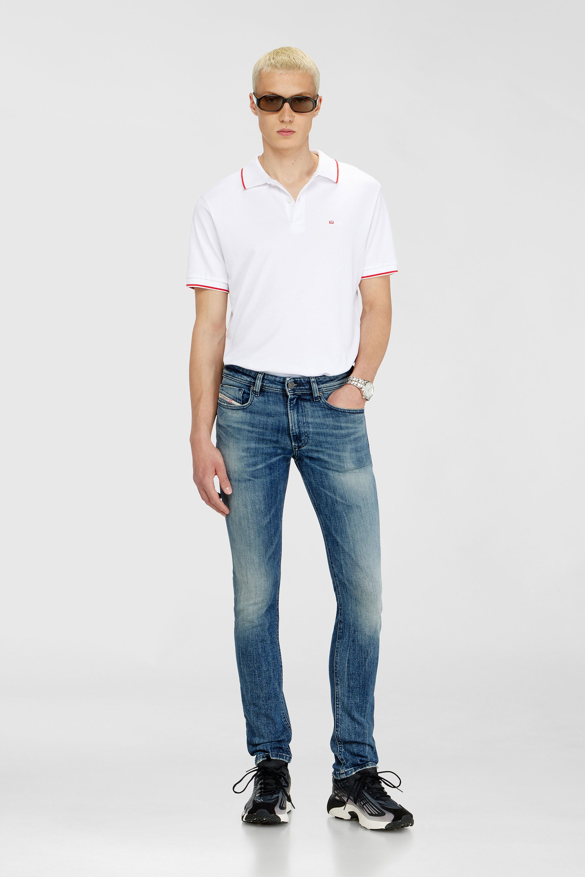 Diesel - Male's Skinny Jeans 1979 Sleenker 0KBBE, Medium Blue - 1