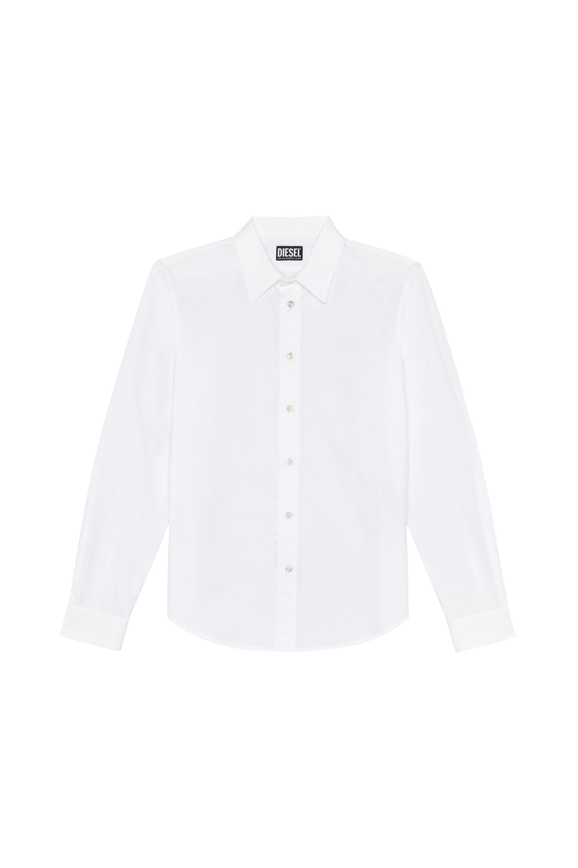 Diesel - S-BEN-CL, Camiseta en algod&oacute;n t&eacute;cnico Hombre in Blanco - 2
