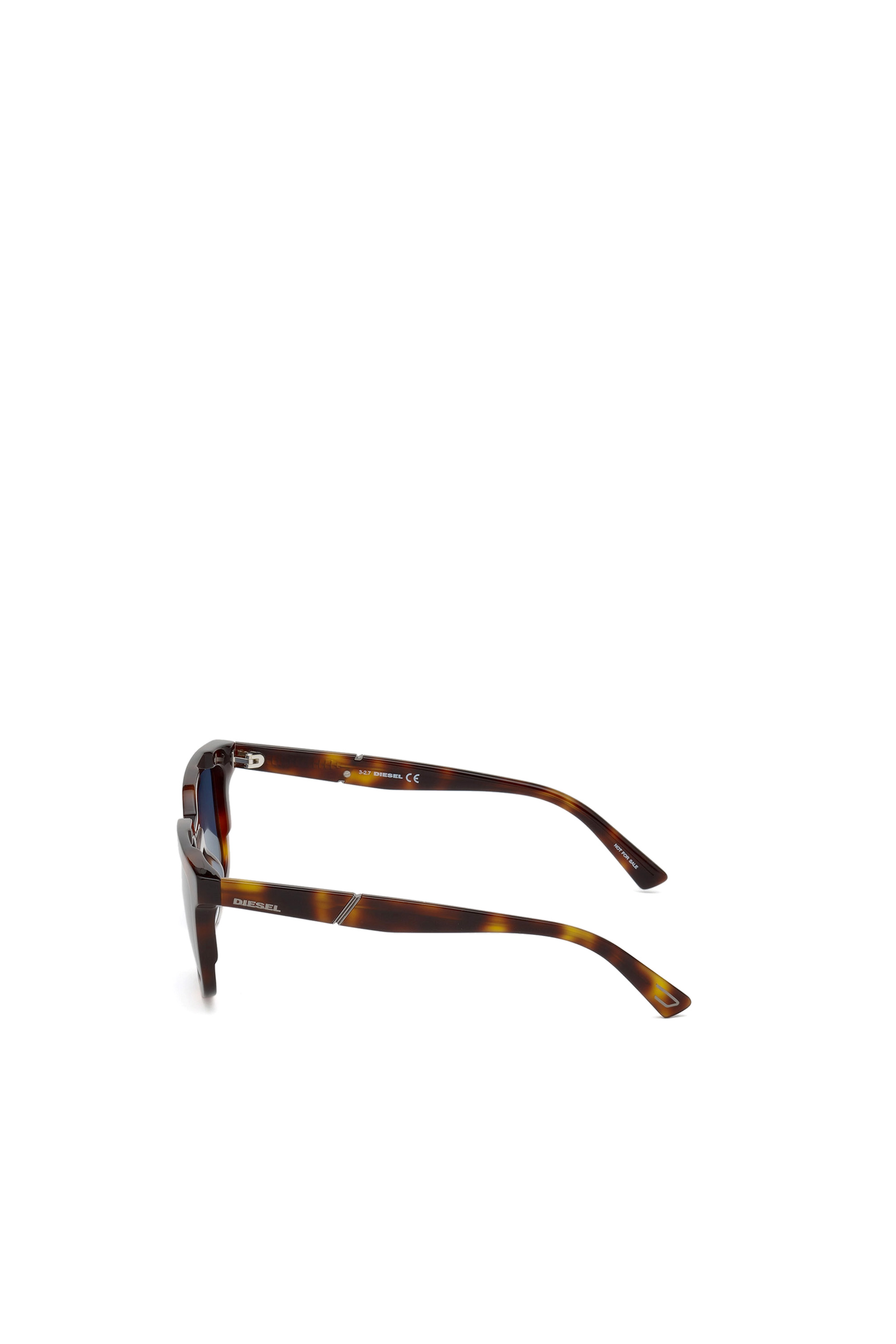 Diesel - DL0271, Man's Masculine square shape eyewear in Brown - 3