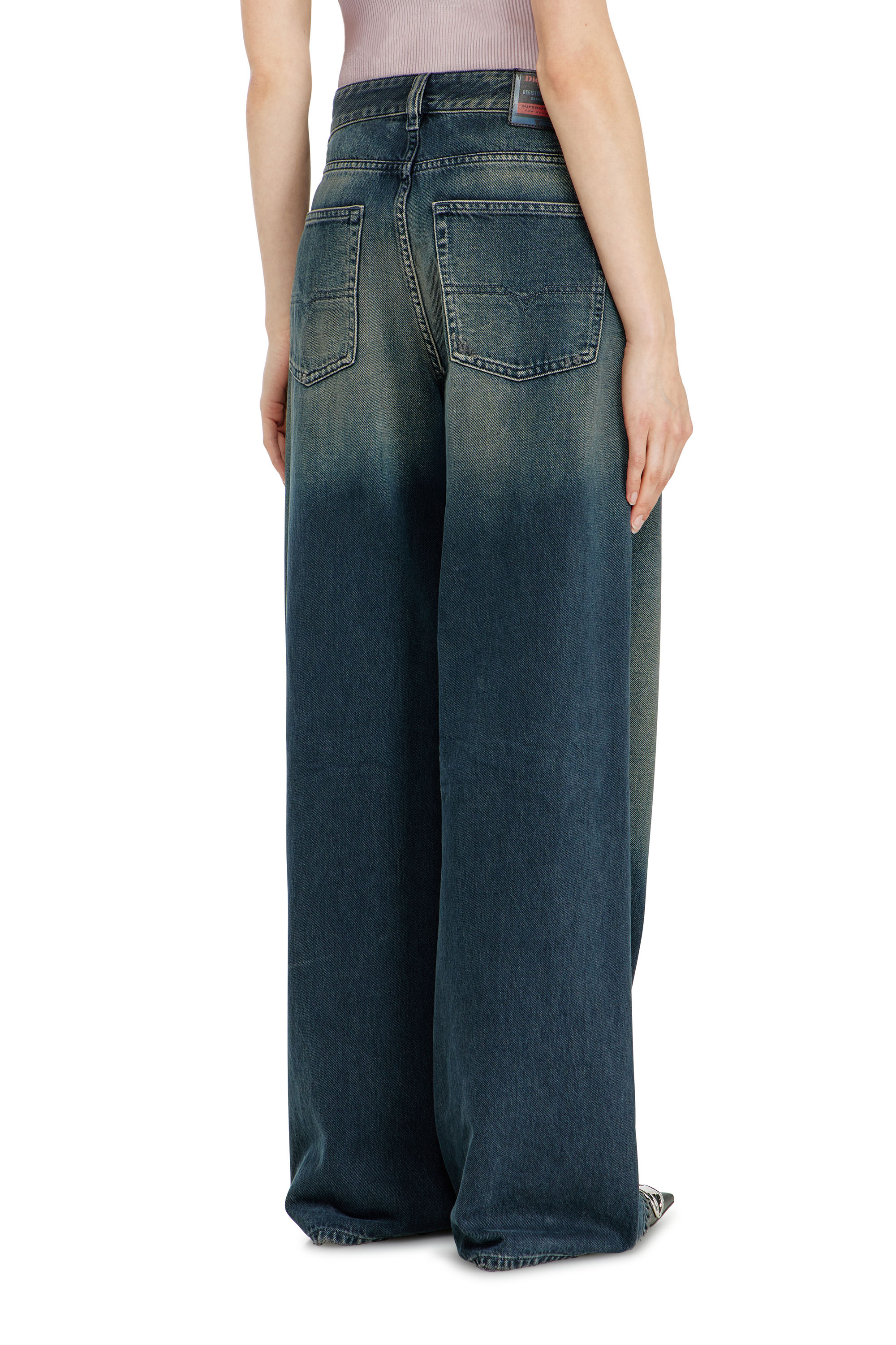 Diesel - Relaxed Jeans 1996 D-Sire 09N67 Unisex, Azul Oscuro - 5