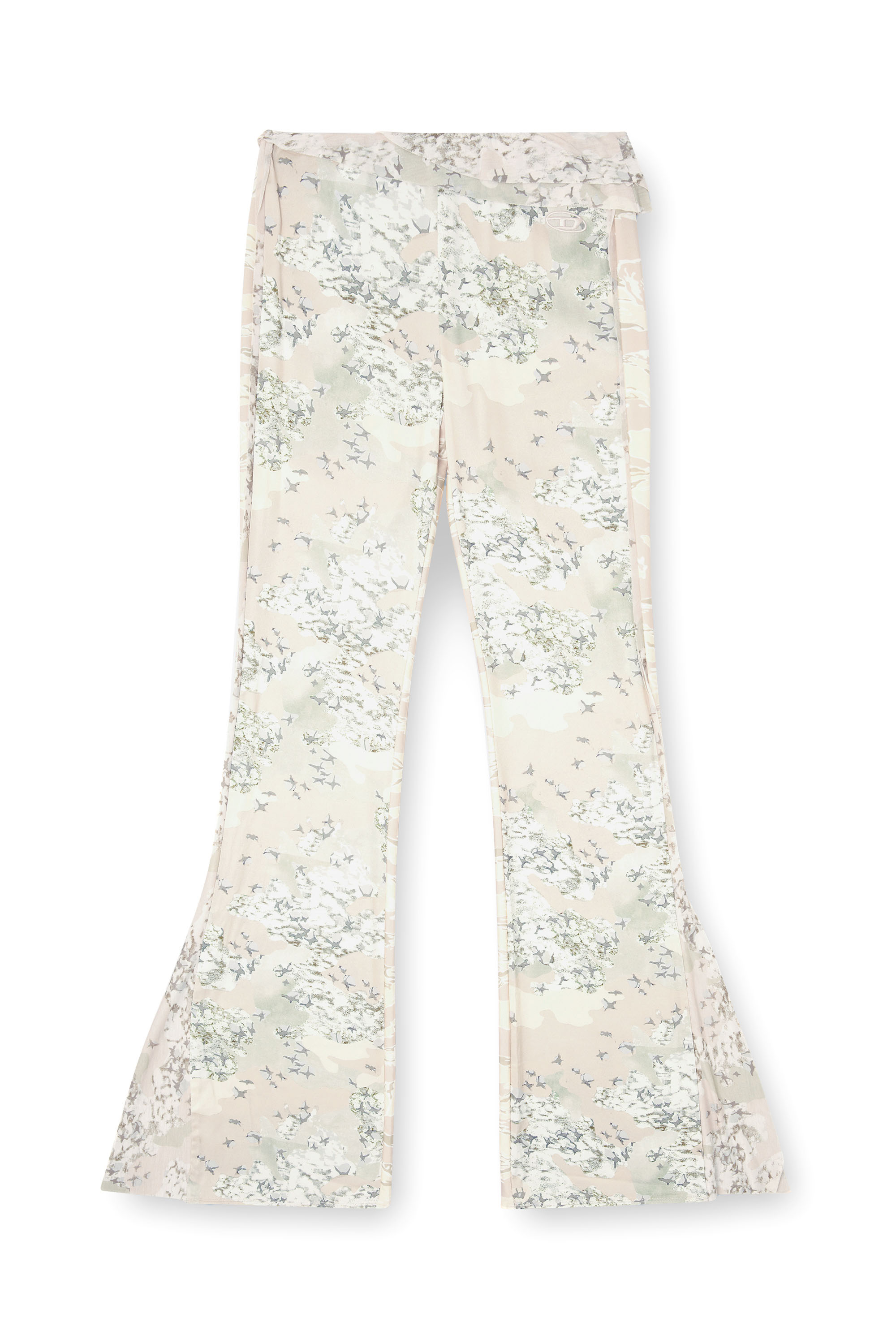Diesel - P-AFFAL, Female's Jazz pants with mixed camo prints in Beige - 4