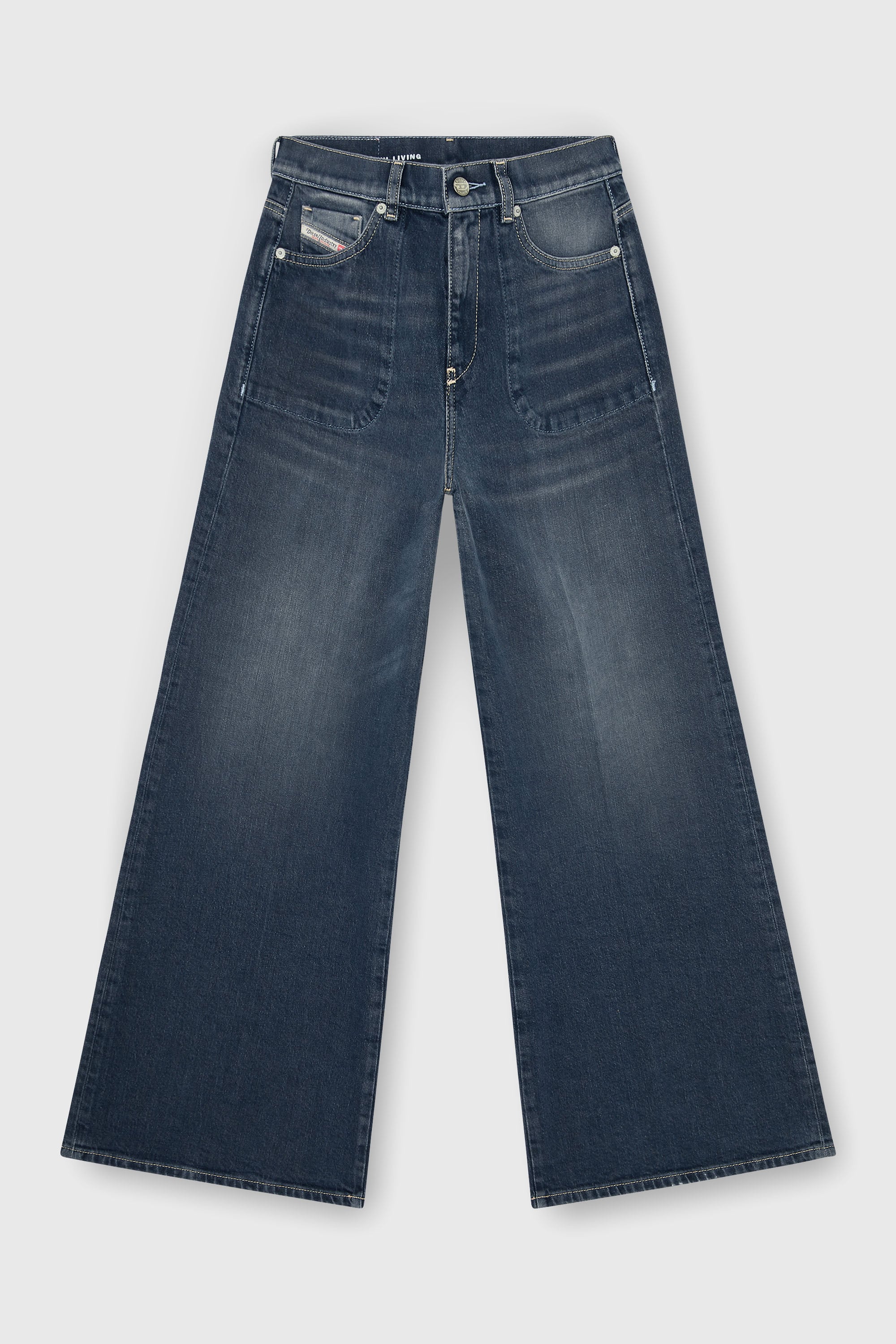 Diesel - Woman's Flare Jeans 1978 D-Akemi 007EI, Dark Blue - 6