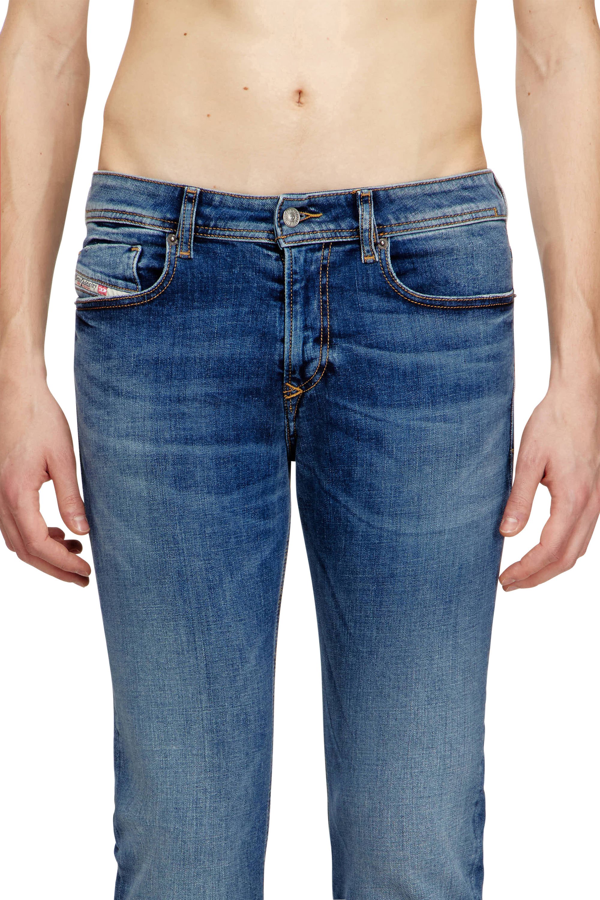 Diesel - Male's Skinny Jeans 1979 Sleenker 09J33, Medium Blue - 4