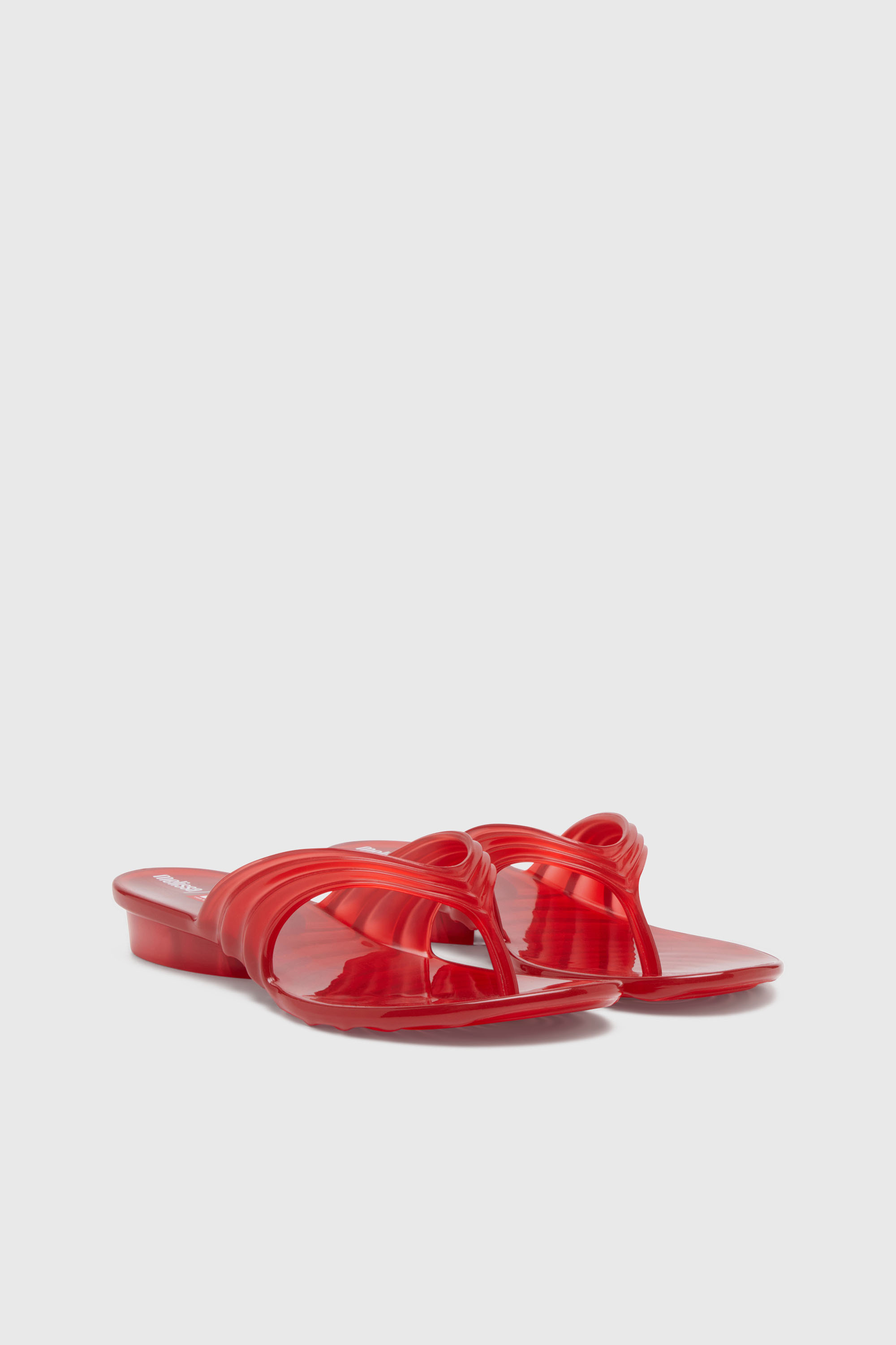 Diesel - MELISSA QUANTUM THONG, Chanclas esculturales en Melflex&reg; Mujer in Rojo - 2