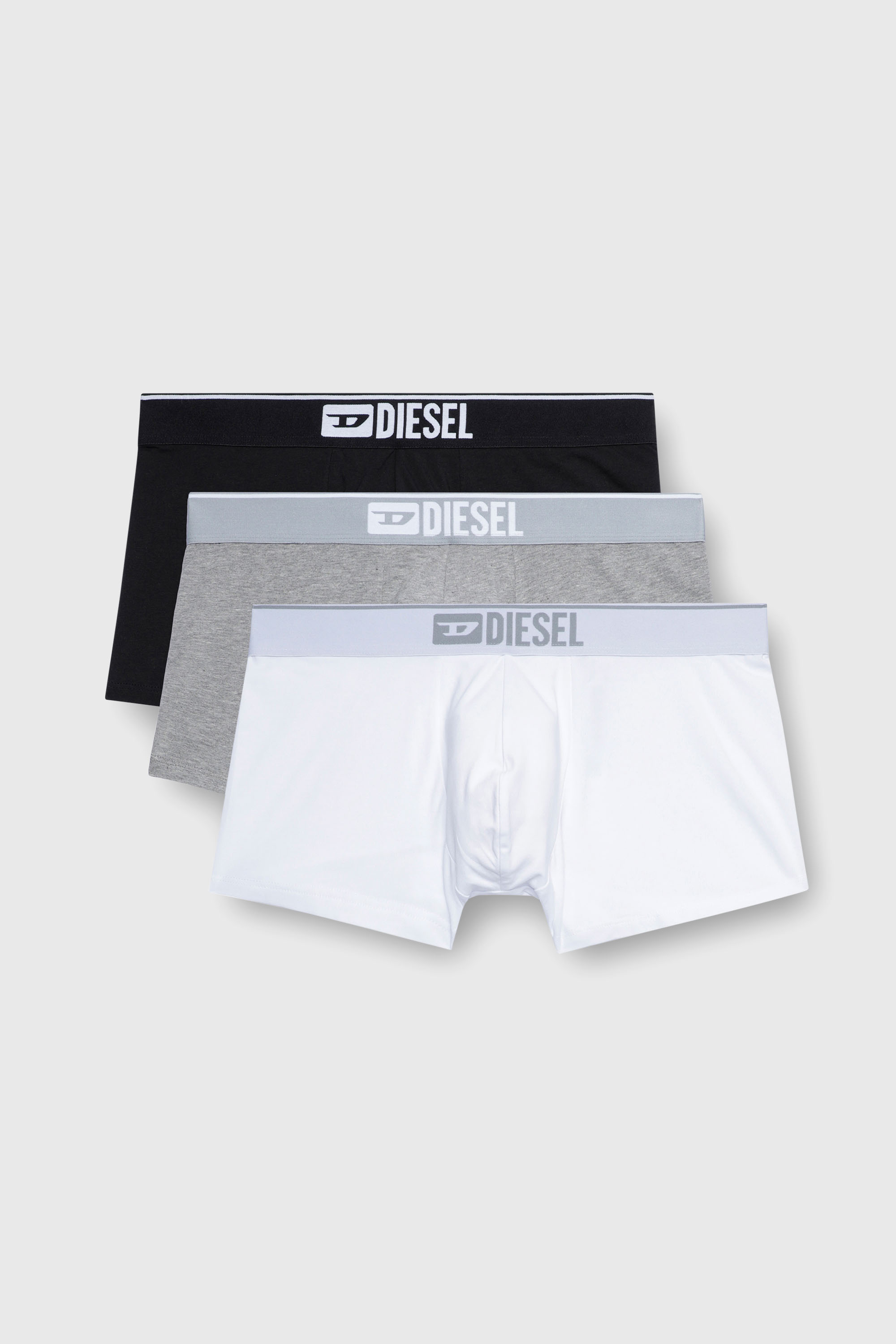 Diesel - UMBX-DAMIENTHREEPACK, Paquete de tres b&oacute;xers ajustados lisos Hombre in Multicolor - 4