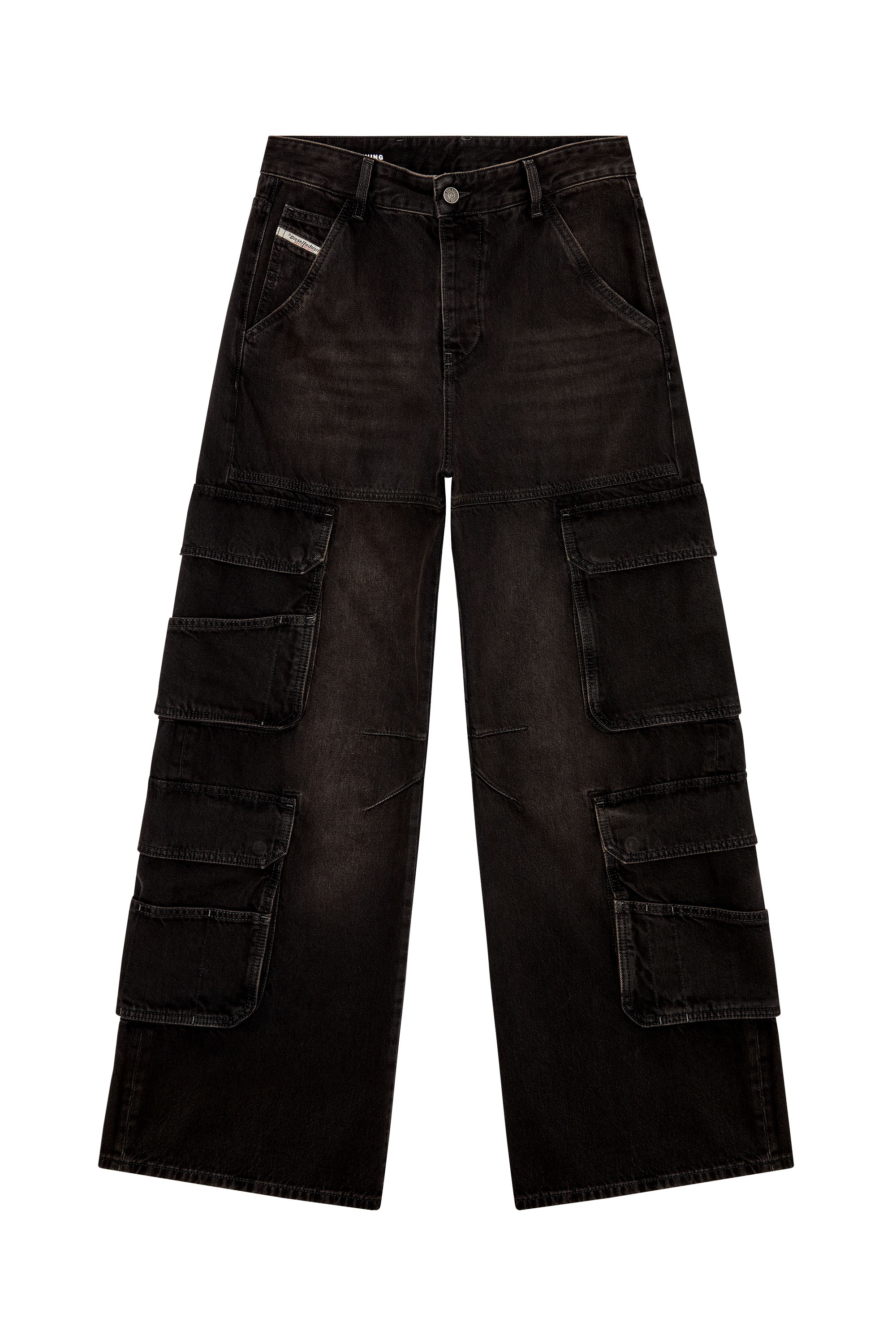 Diesel - Relaxed Jeans 1996 D-Sire 0KIAG Femme, Noir/Gris fonc&eacute; - Image 1