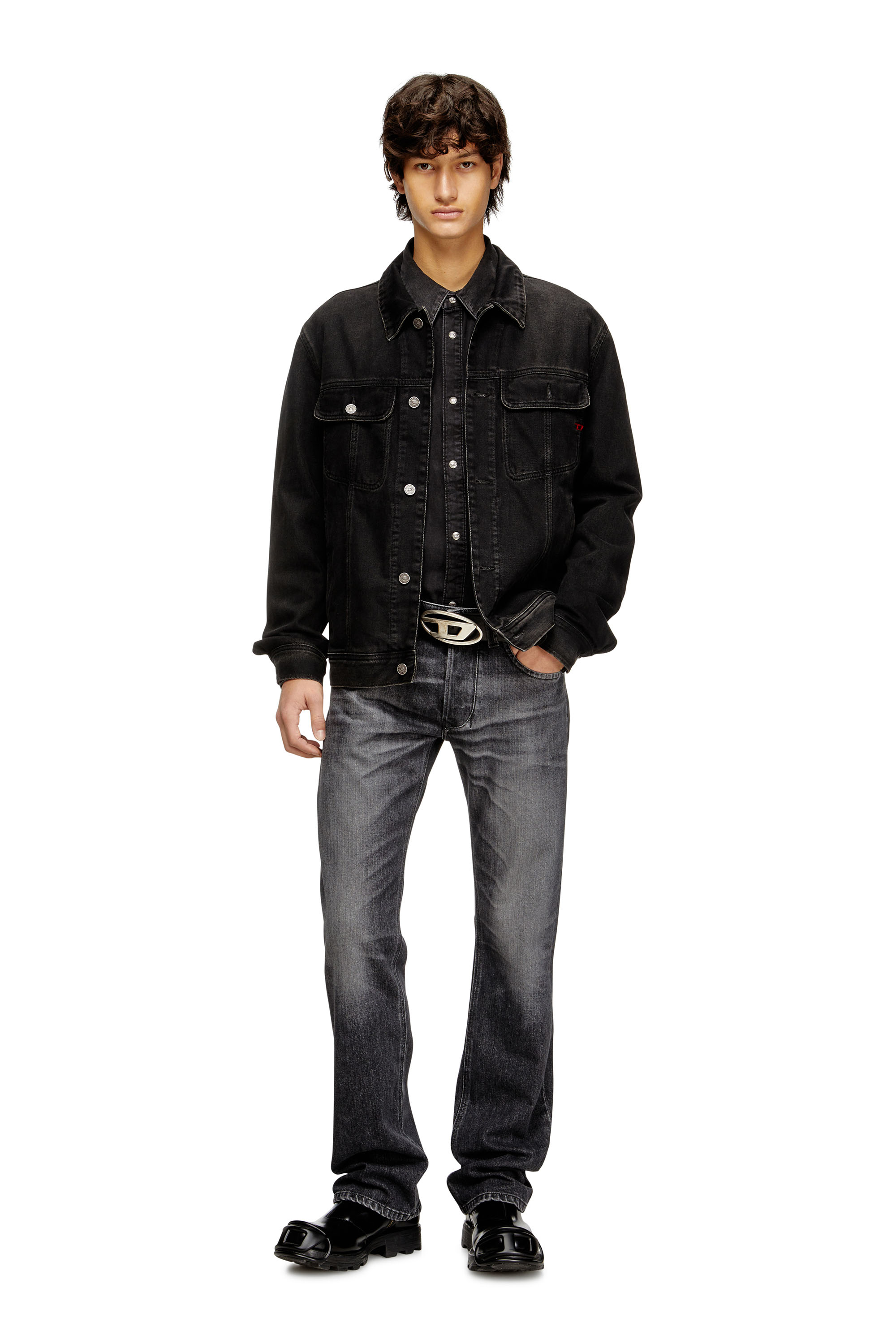 Diesel - Regular Jeans 1985 Larkee 09N49 Hombre, Gris - 1