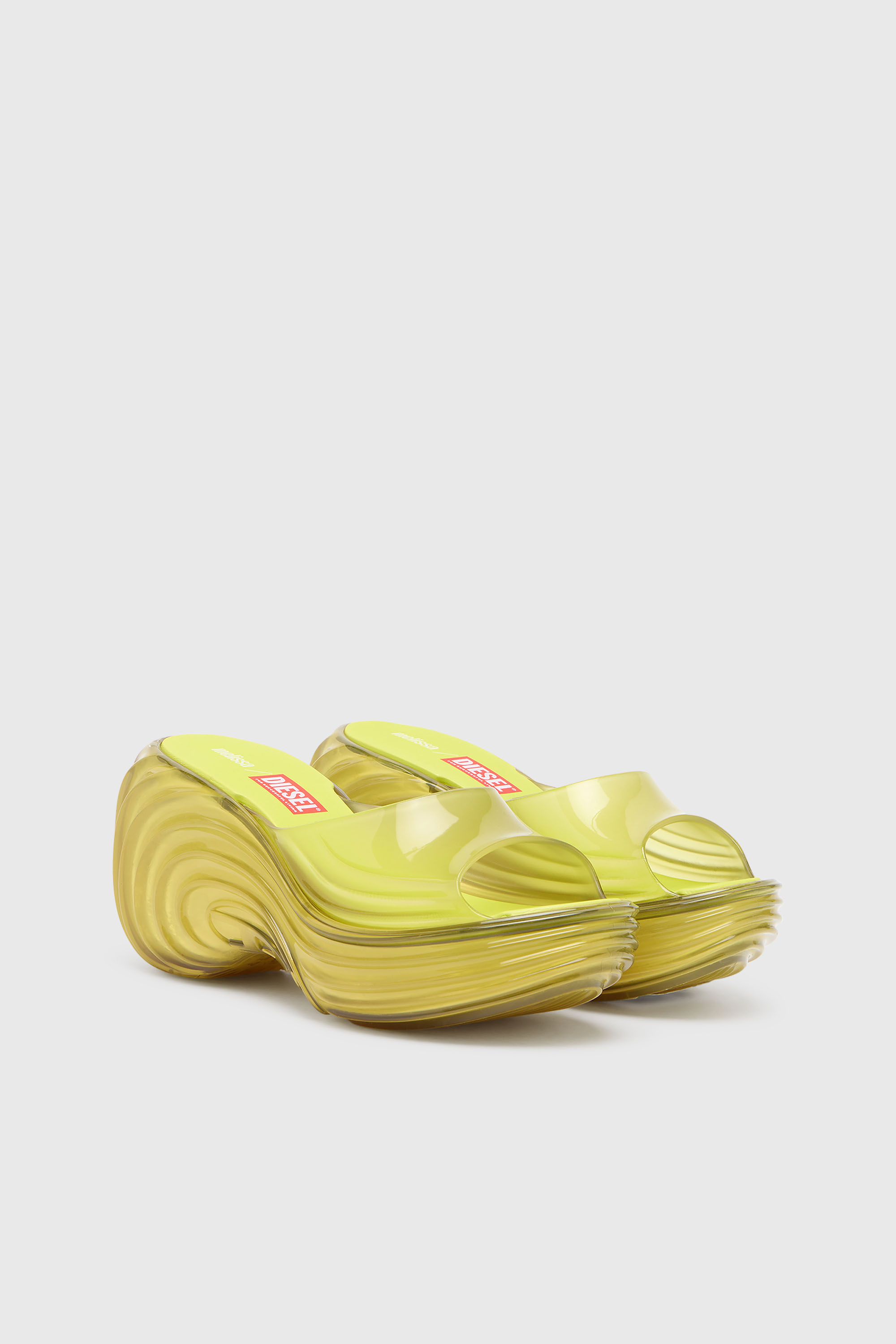 Diesel - MELISSA QUANTUM PLATFORM, Zueco de plataforma en Melflex&reg; Mujer in Amarillo - 2