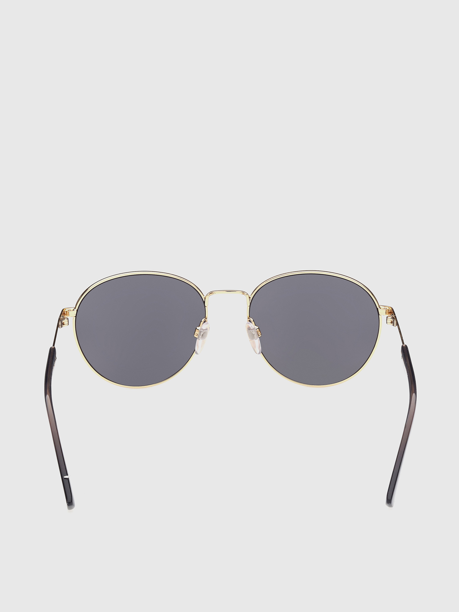 Diesel - DL0355, Gafas de sol redondas de metal Hombre in Negro - 4