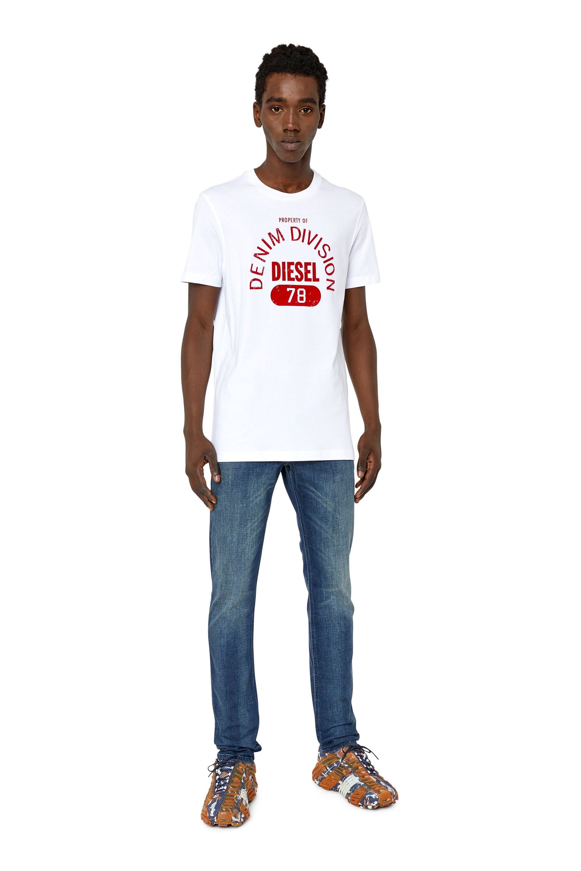 Diesel - Man's Skinny Jeans 1979 Sleenker 09F58, Dark Blue - 5