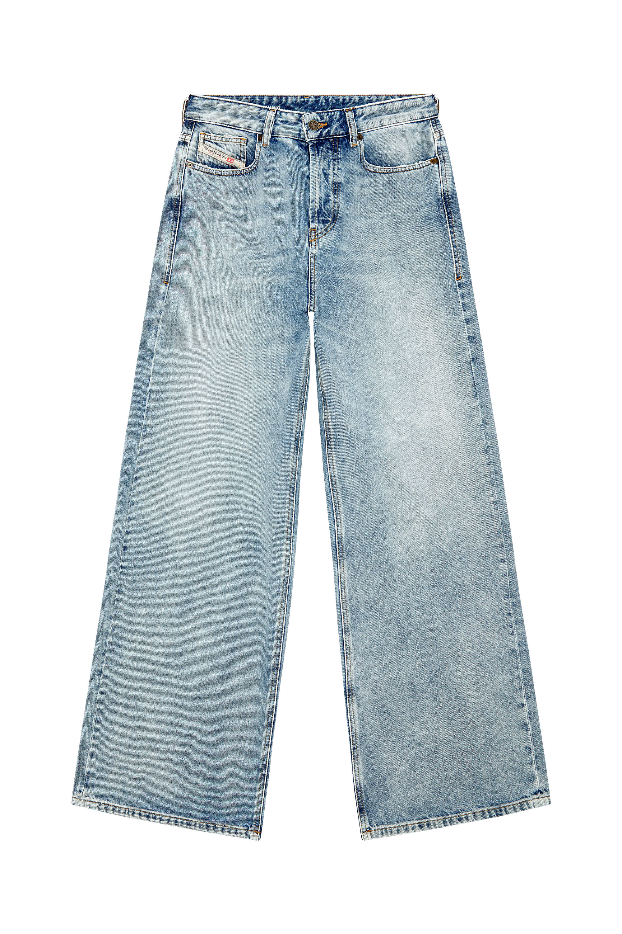 Women's Oversized Relaxed Jeans | Light blue | Diesel 1996 D-Sire