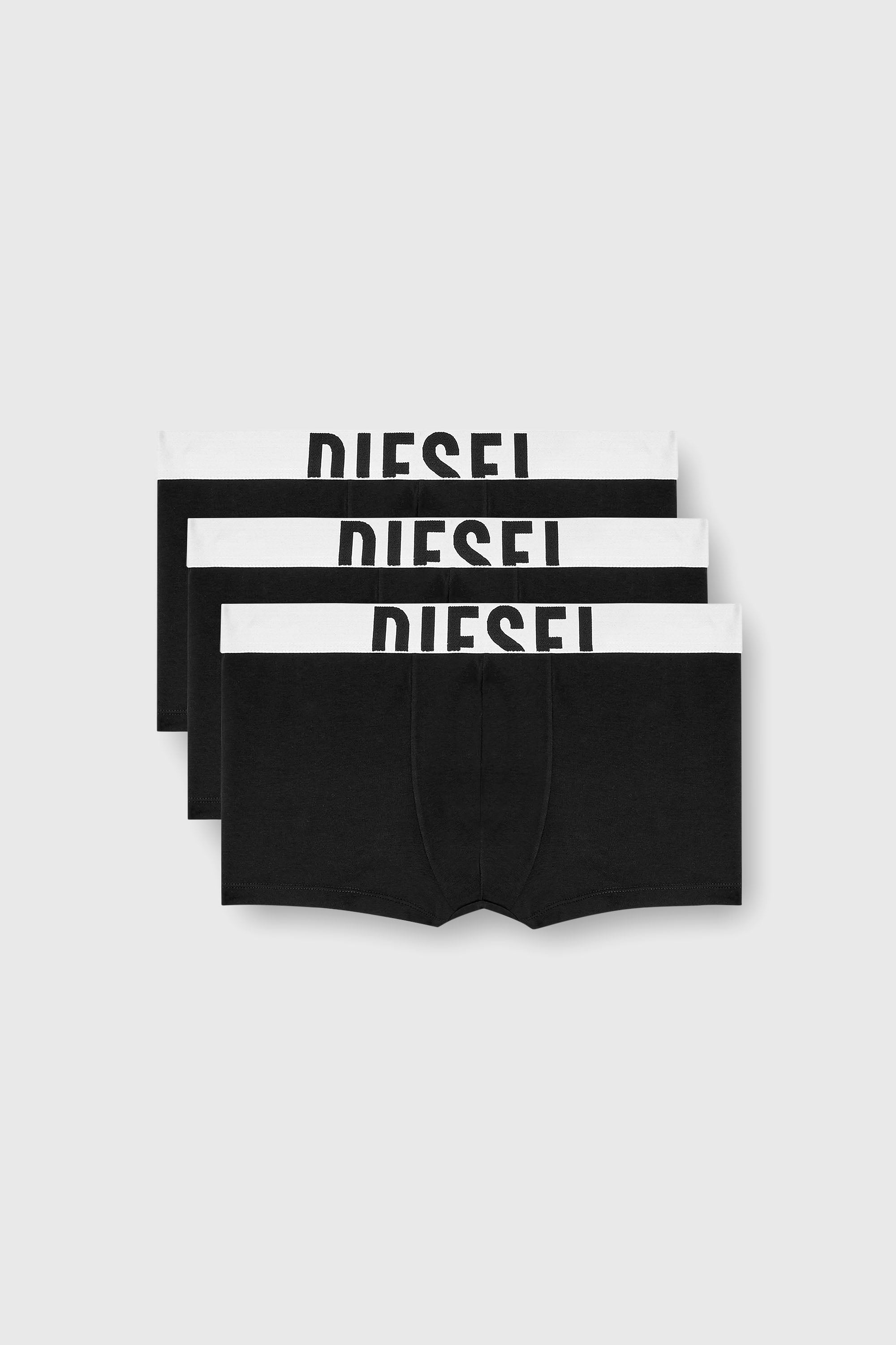 Diesel - DAMIEN-D-POP-3PACK-40, Male's Three-pack boxer briefs in stretch cotton in Black - 1