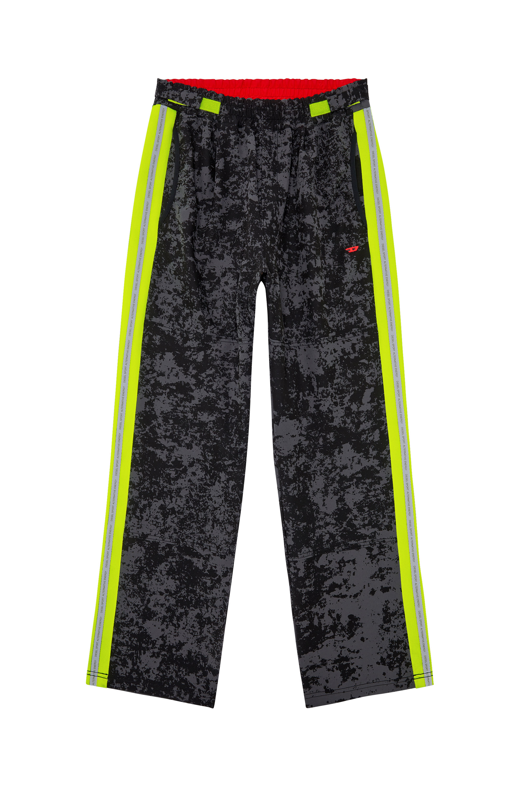 DIESEL / ボトム/XS/コットン/GRY/A130810WHAW Men's Woven track pants with cloudy print | Multicolor | Diesel