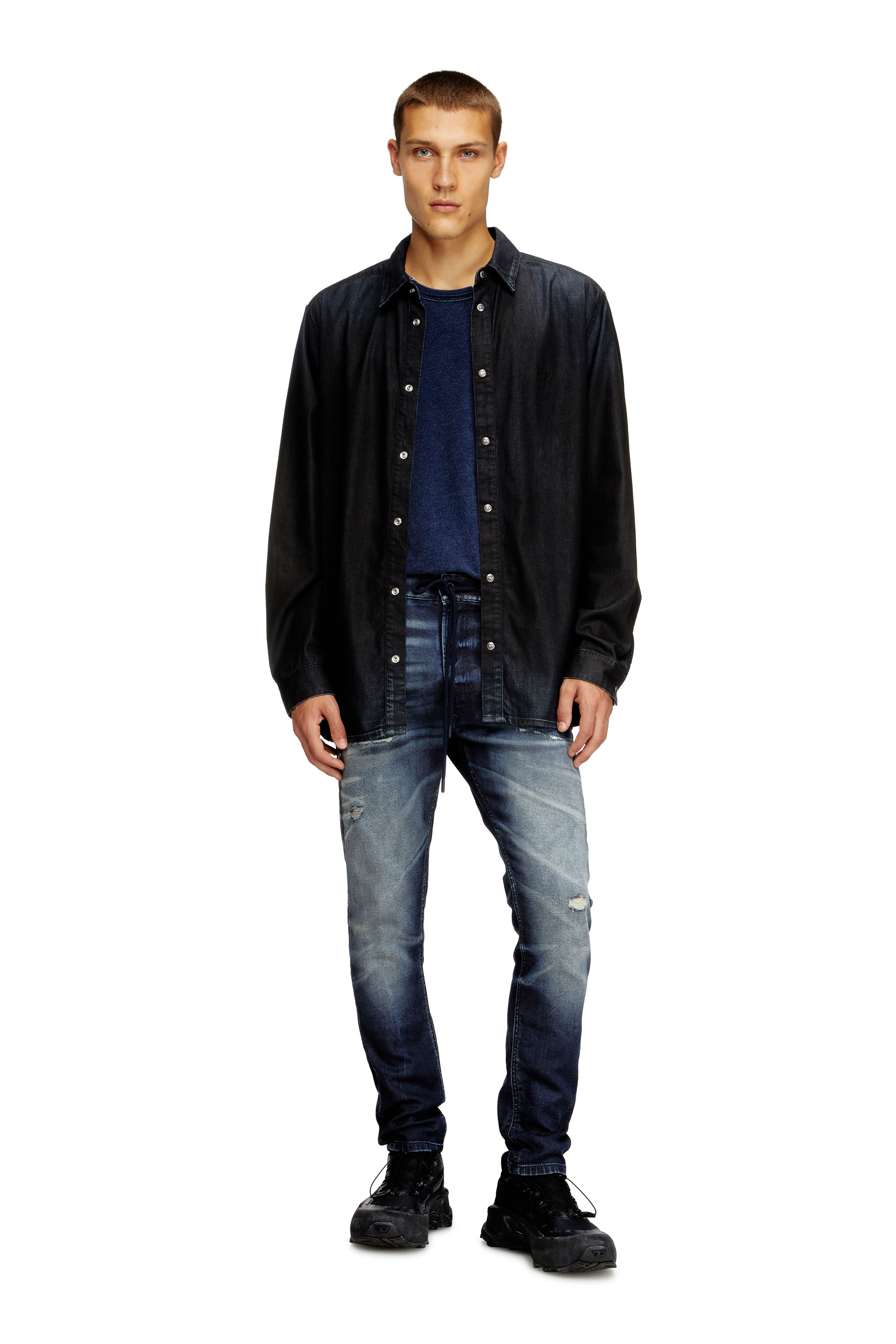 Diesel - Regular 2032 D-Krooley Joggjeans® 068UD Hombre, Azul Oscuro - 2