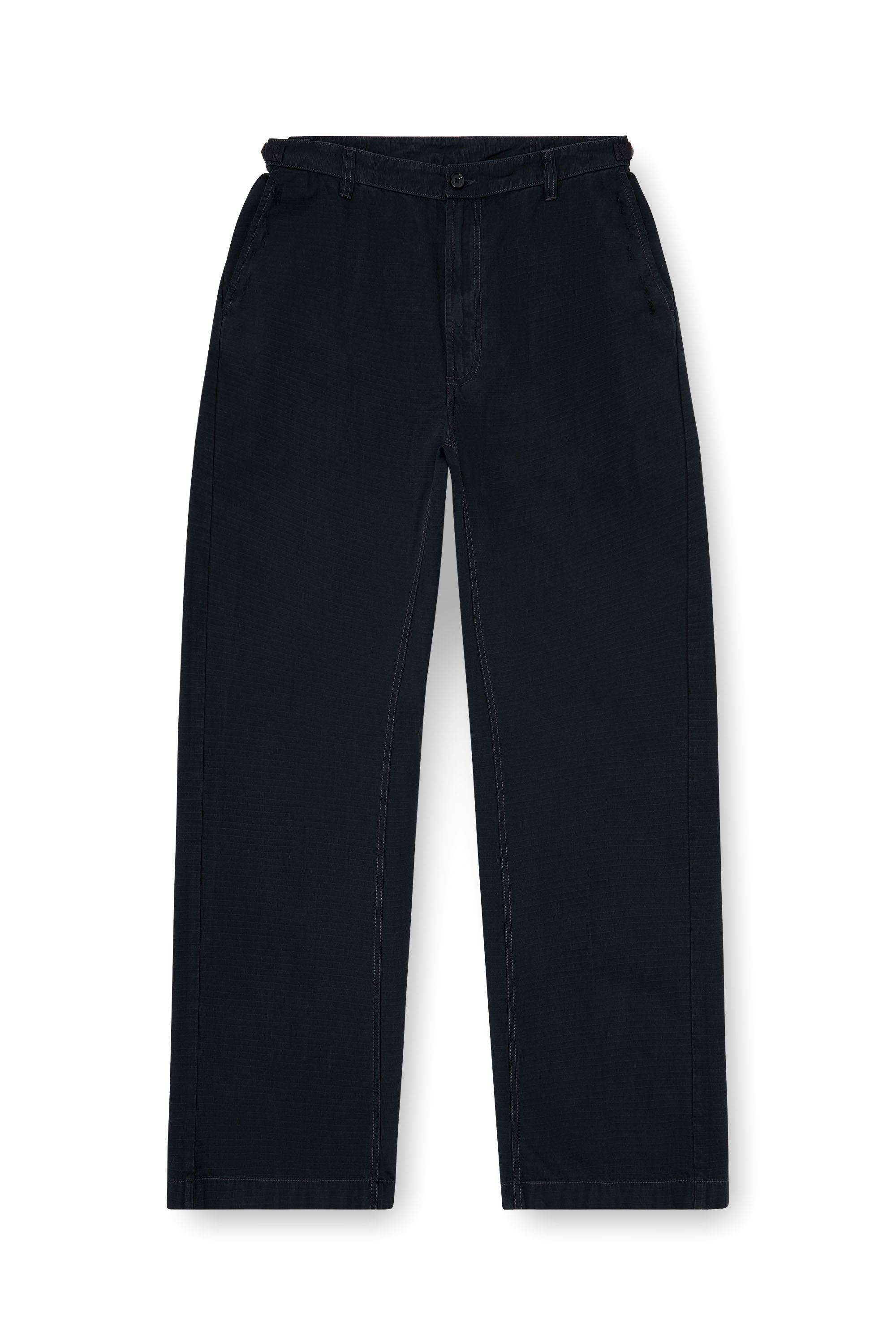 Diesel - P-BALL, Pantalon en ripstop de coton avec boucles lat&eacute;rales Homme in ToBeDefined - 4