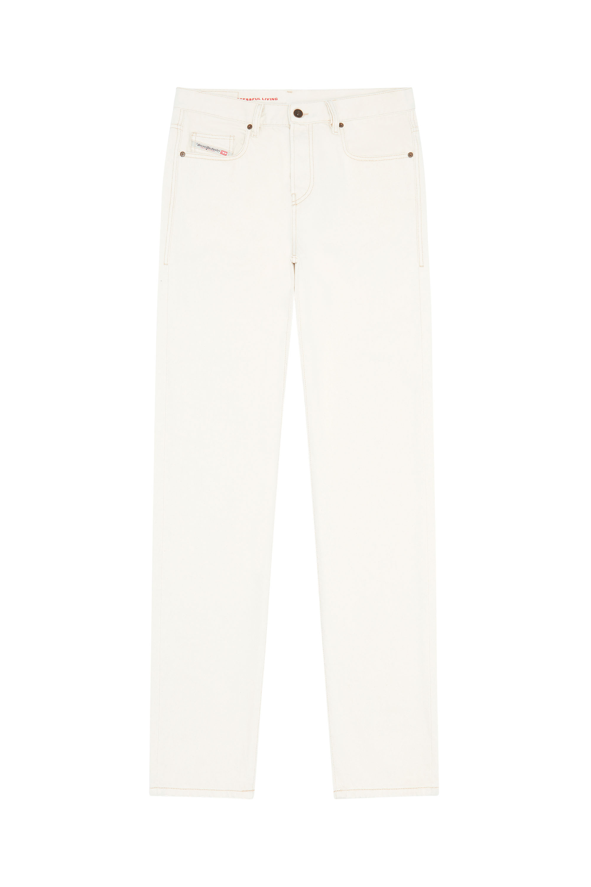 Diesel - Straight Jeans 2020 D-Viker 09B95, Straight Jeans - 2020 D-Viker Homme in Blanc - 4