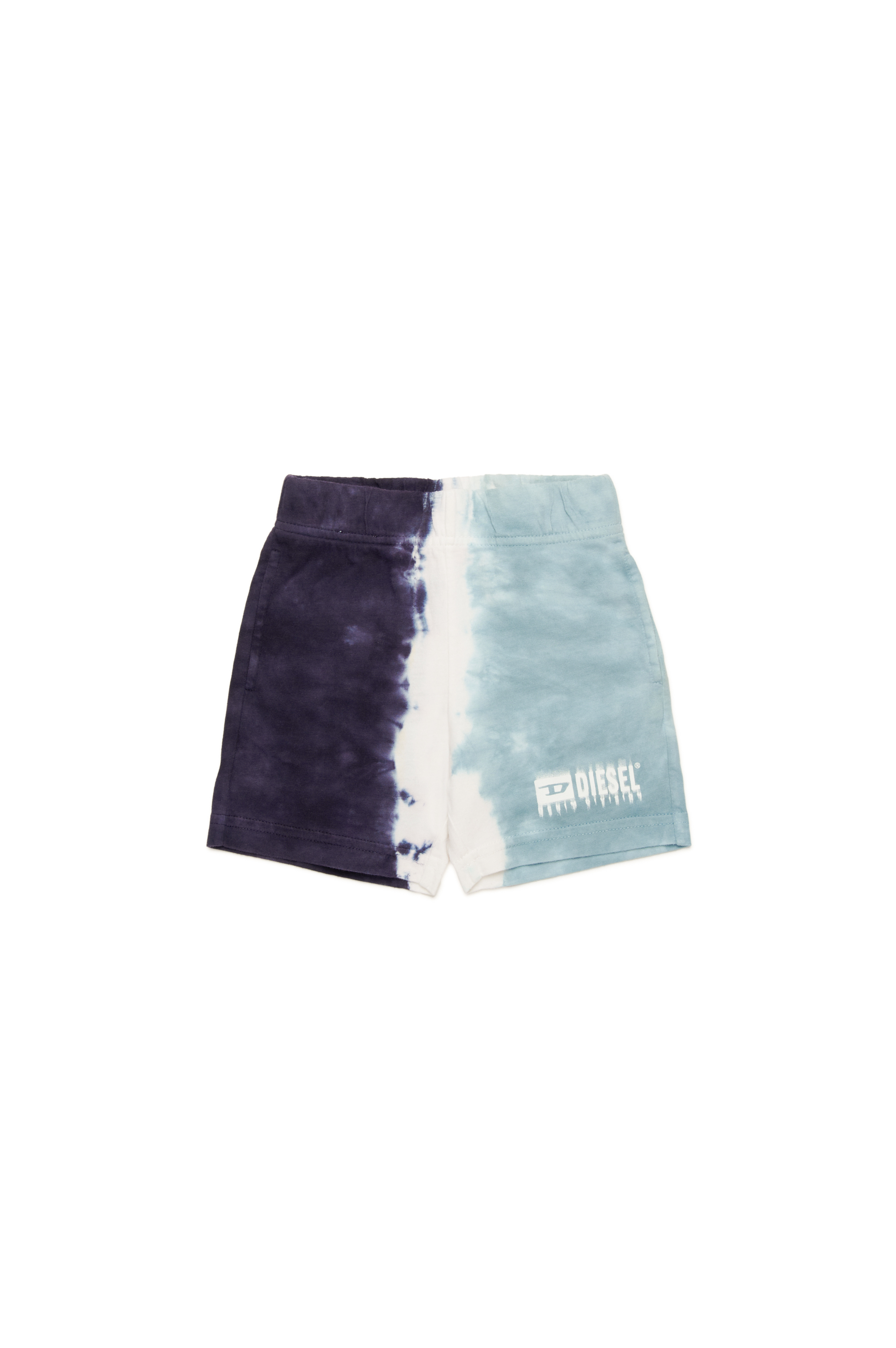 新品 Plage PP (Pake Plage) Dip-dyed sweat shorts with dégradé logo | Blue | 3-36 MONTHS