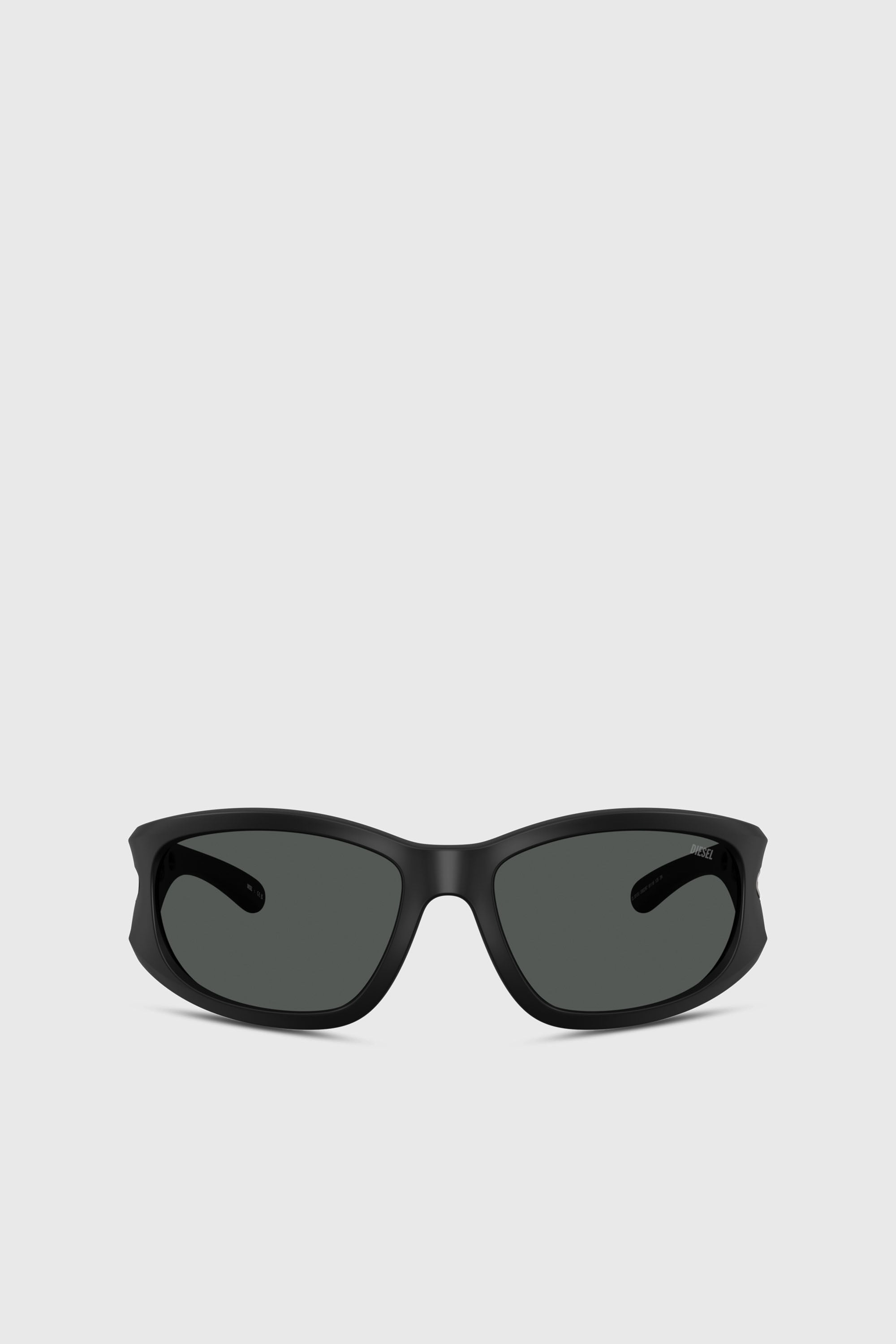 Diesel - 0DL3012U, Unisex's Rectangle sunglasses in Black - 1