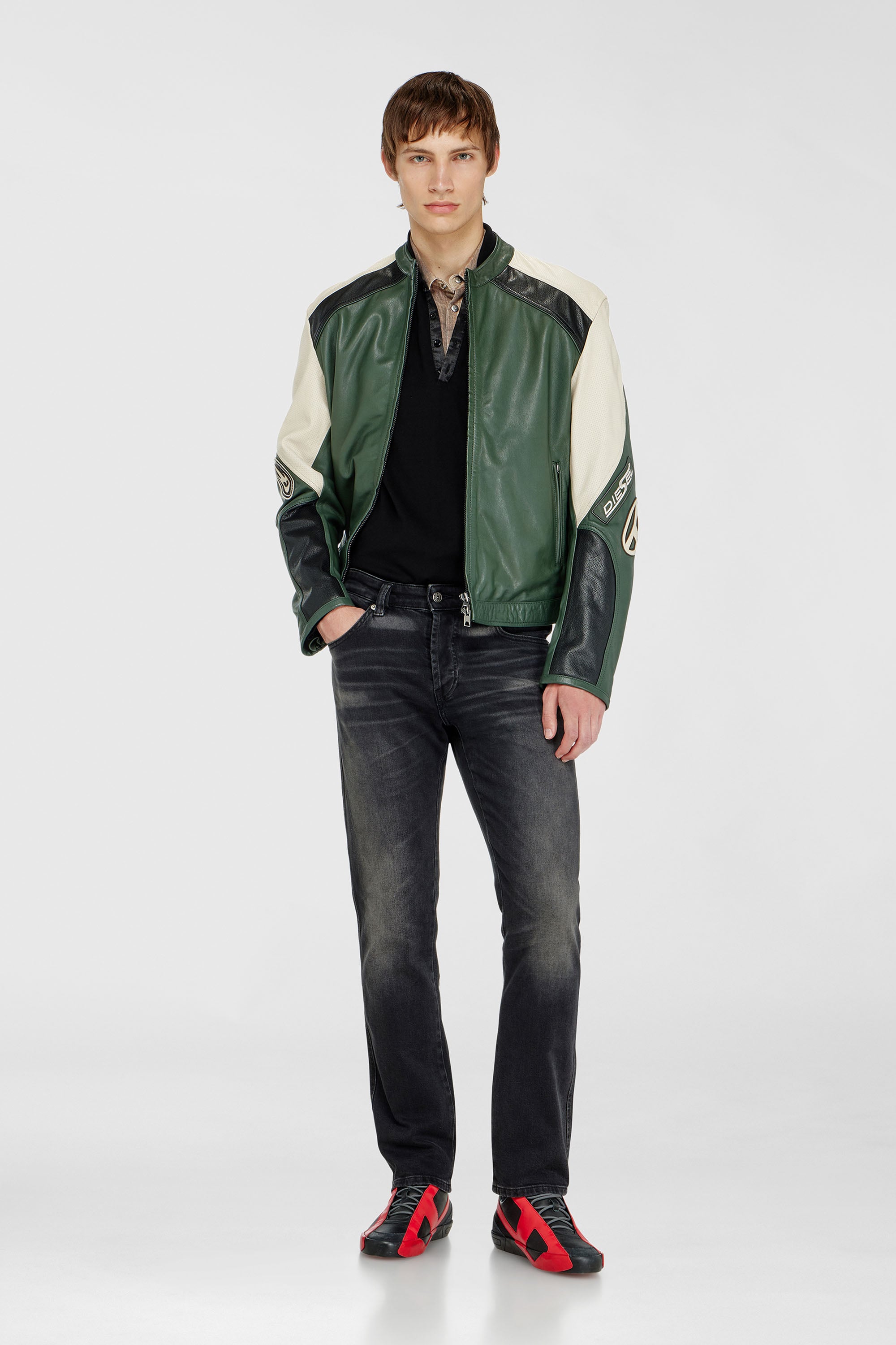 Diesel - Slim Jeans 1993 D-Vyl 0KBBN Hombre, Negro/Gris oscuro - 1