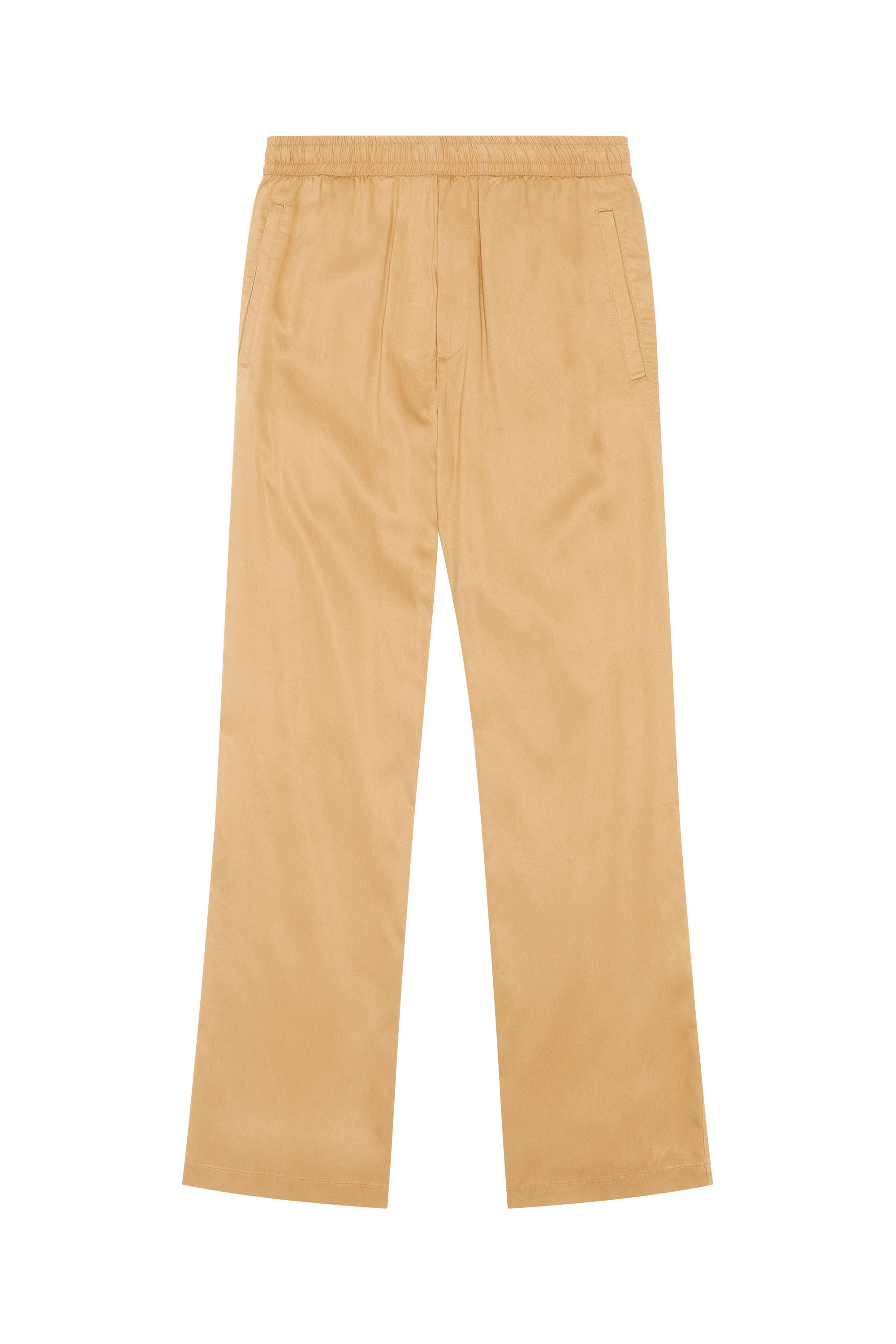 Diesel - P-GOLD-SPORT, Pantal&oacute;n fluido en sarga Hombre in Beige - 2