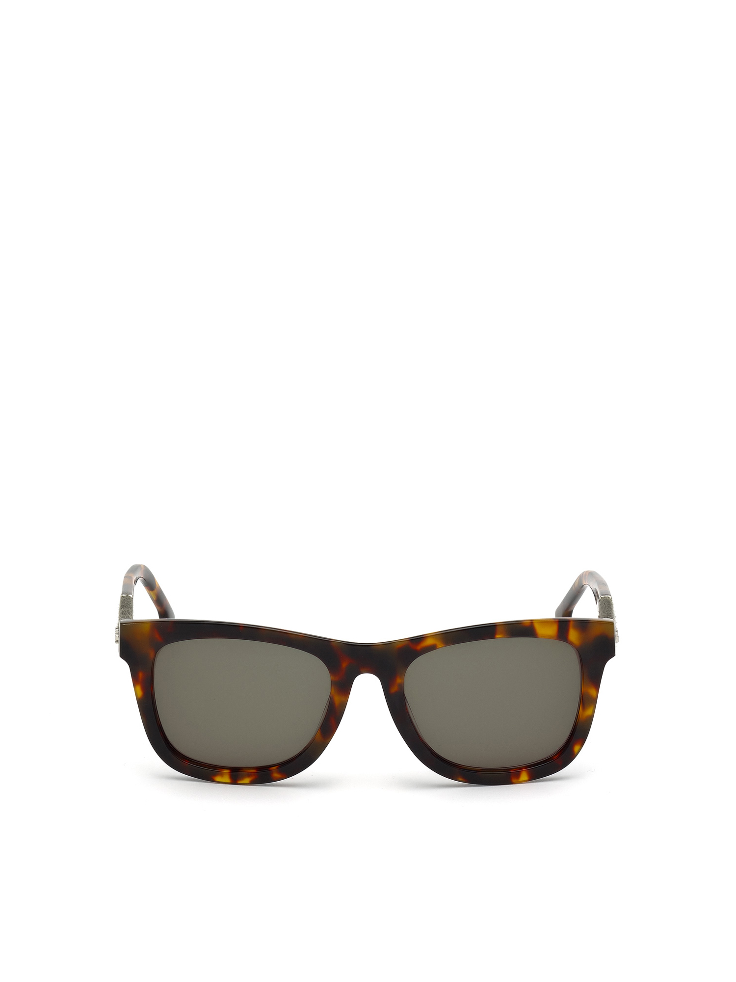 Diesel - DM0050, Man's Eyewear with unique denim insert in Brown - 1