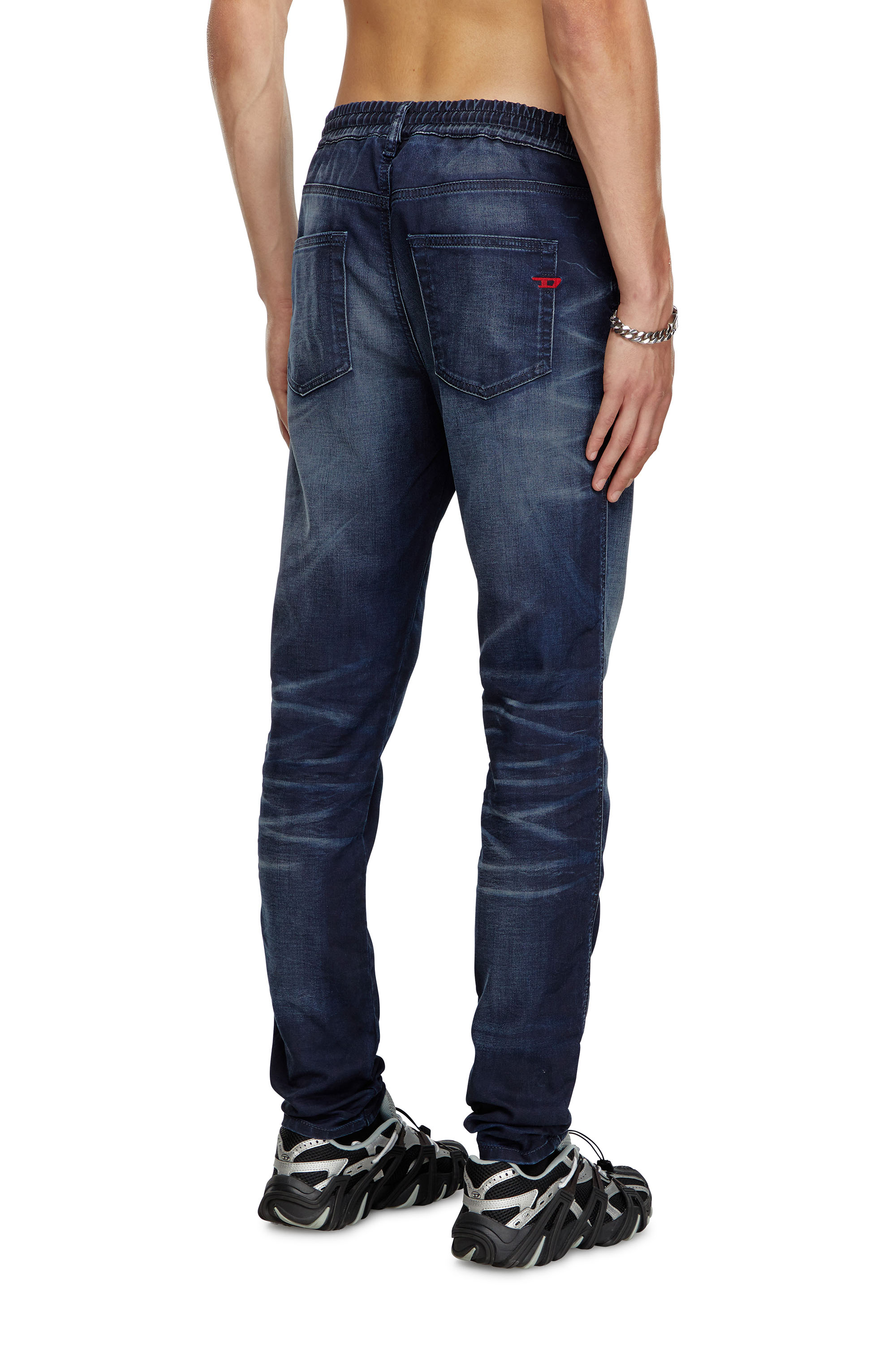 Diesel - Male's Slim 2060 D-Strukt Joggjeans® 068LY, Dark Blue - 4