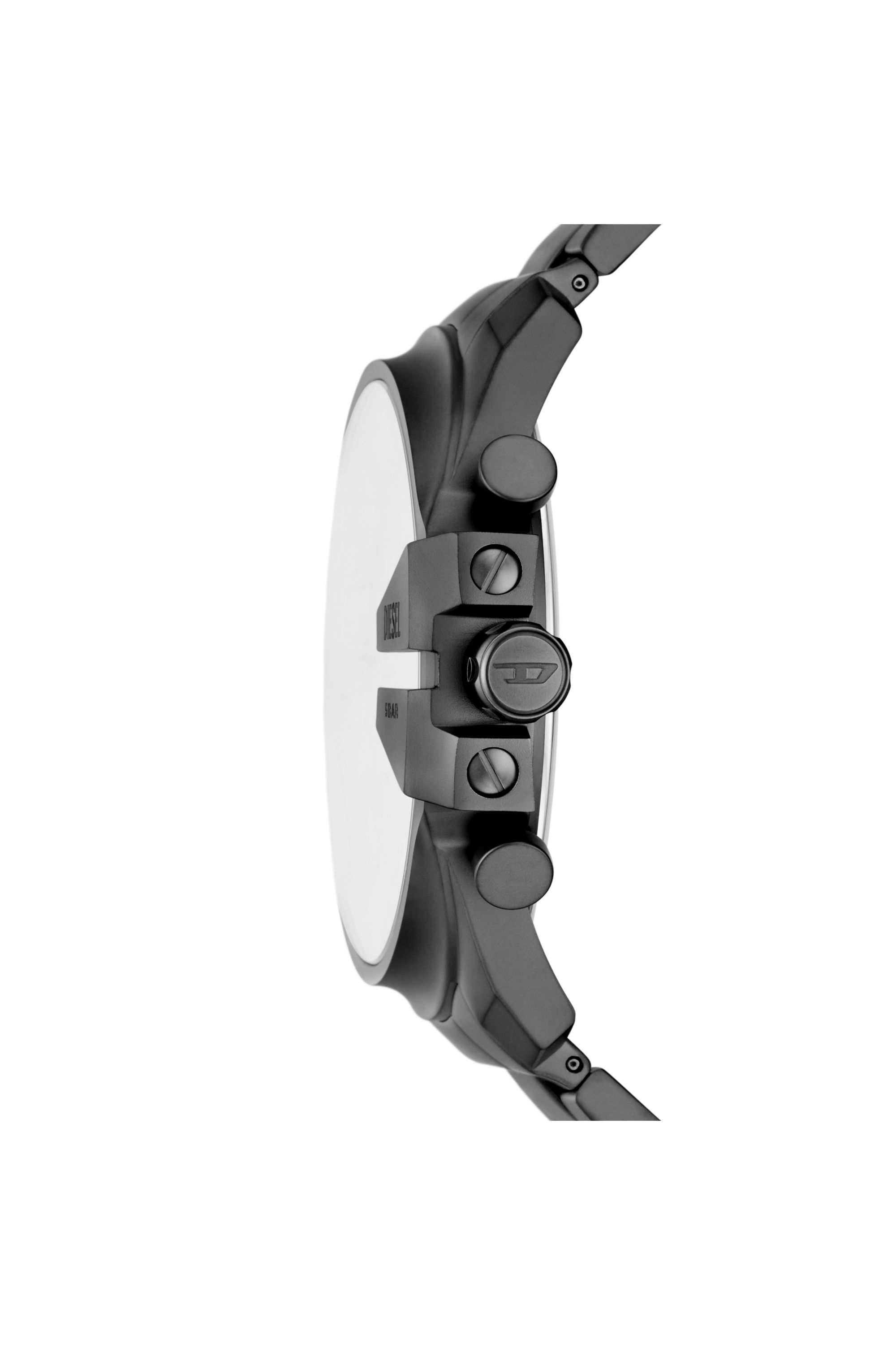 Diesel - DZ4676, Male's Mega Chief Slim stainless steel watch in Dark Grey - 4