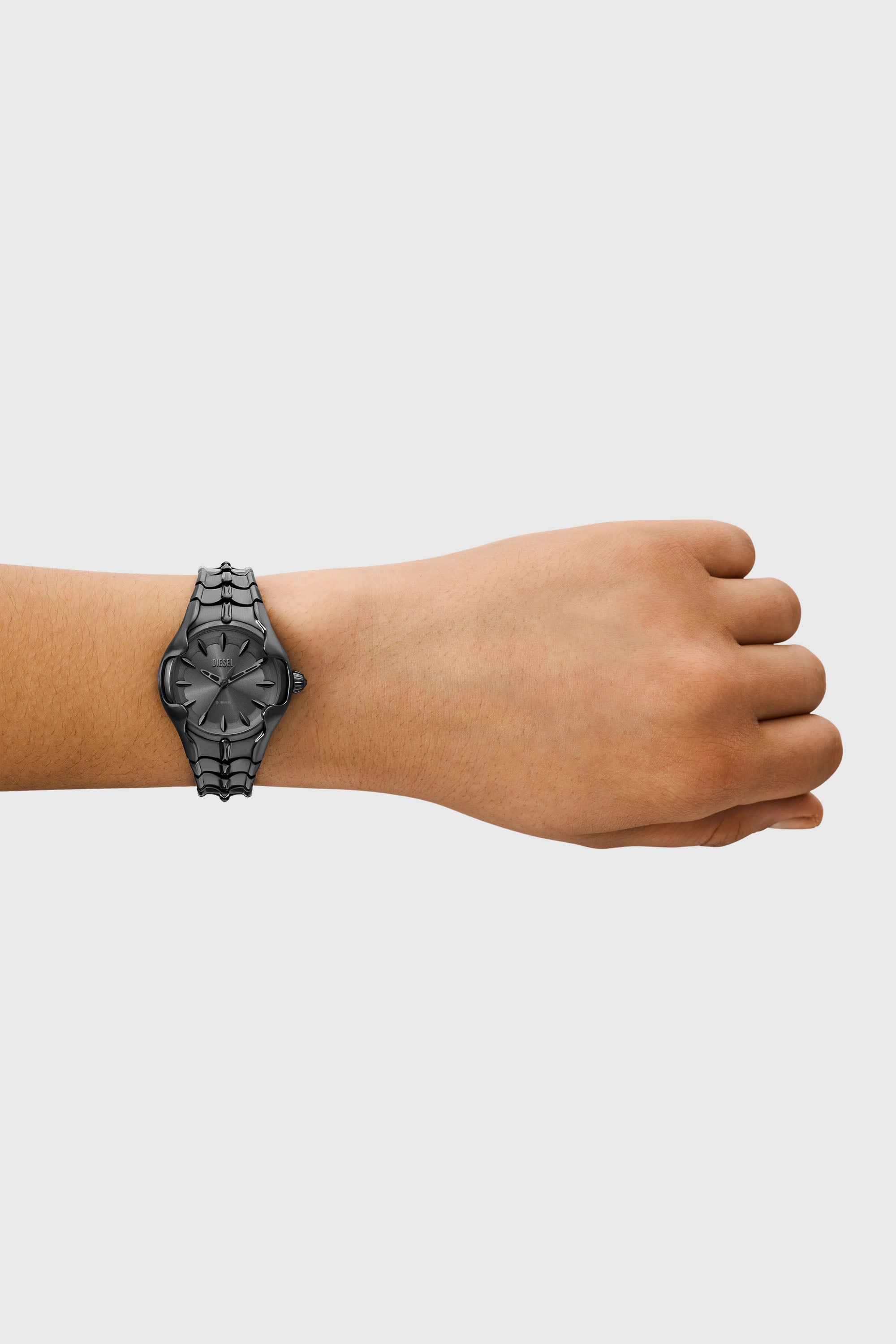 Women's Vert three-hand gunmetal stainless steel watch | Grey