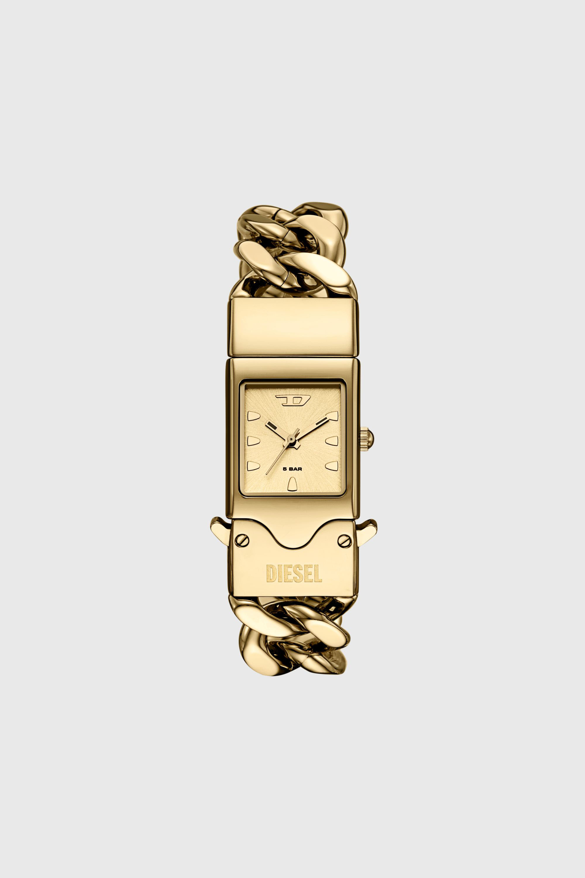 Diesel - DZ2235 WATCH, Reloj Closer de acero inoxidable con tono dorado Hombre in Dorado - 1