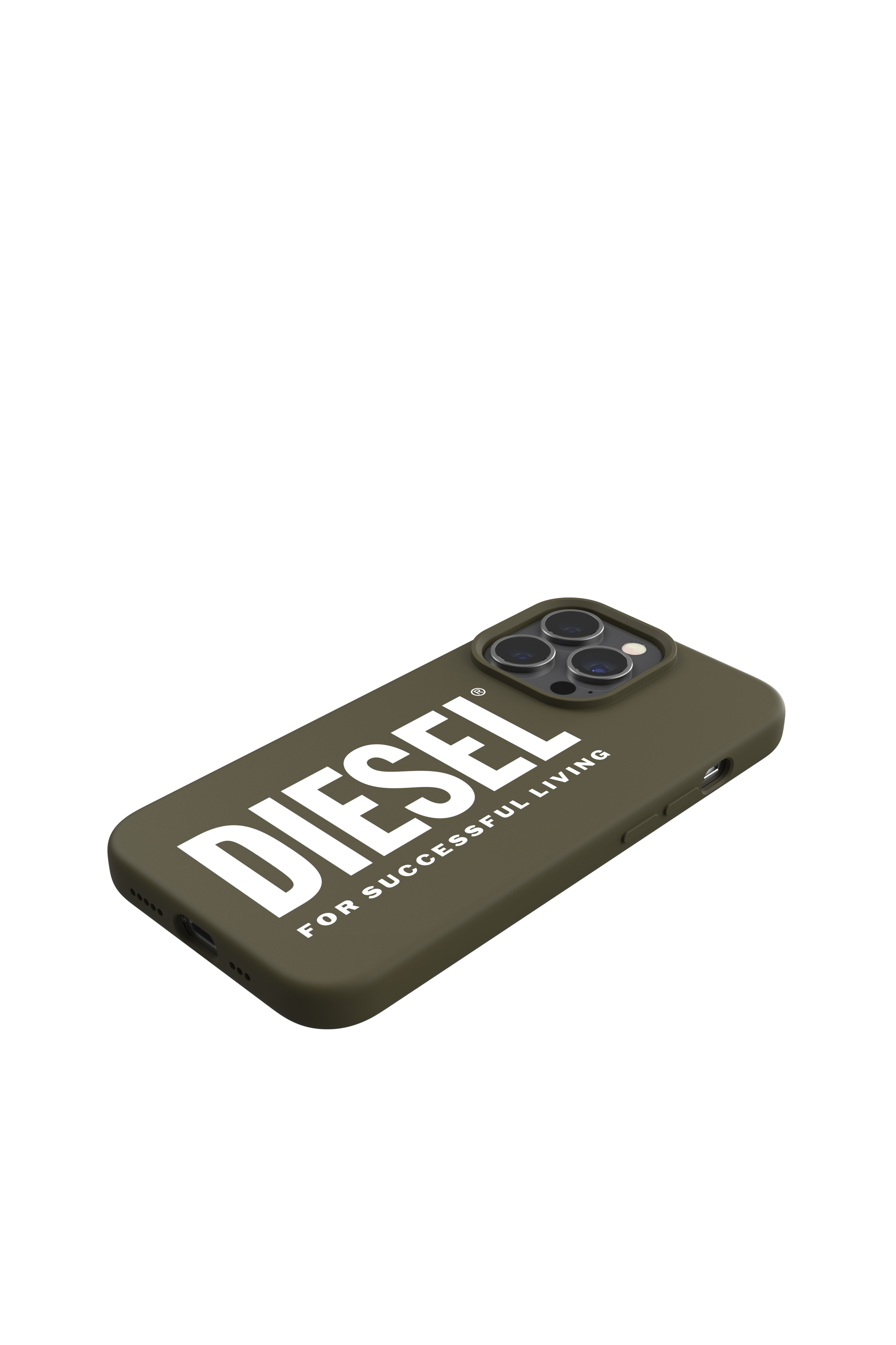 Diesel - 47166 SILICONE CASE SILICONE CASE, Unisex's Silicone case  for iPhone 13/13Pro in Military Green - 4