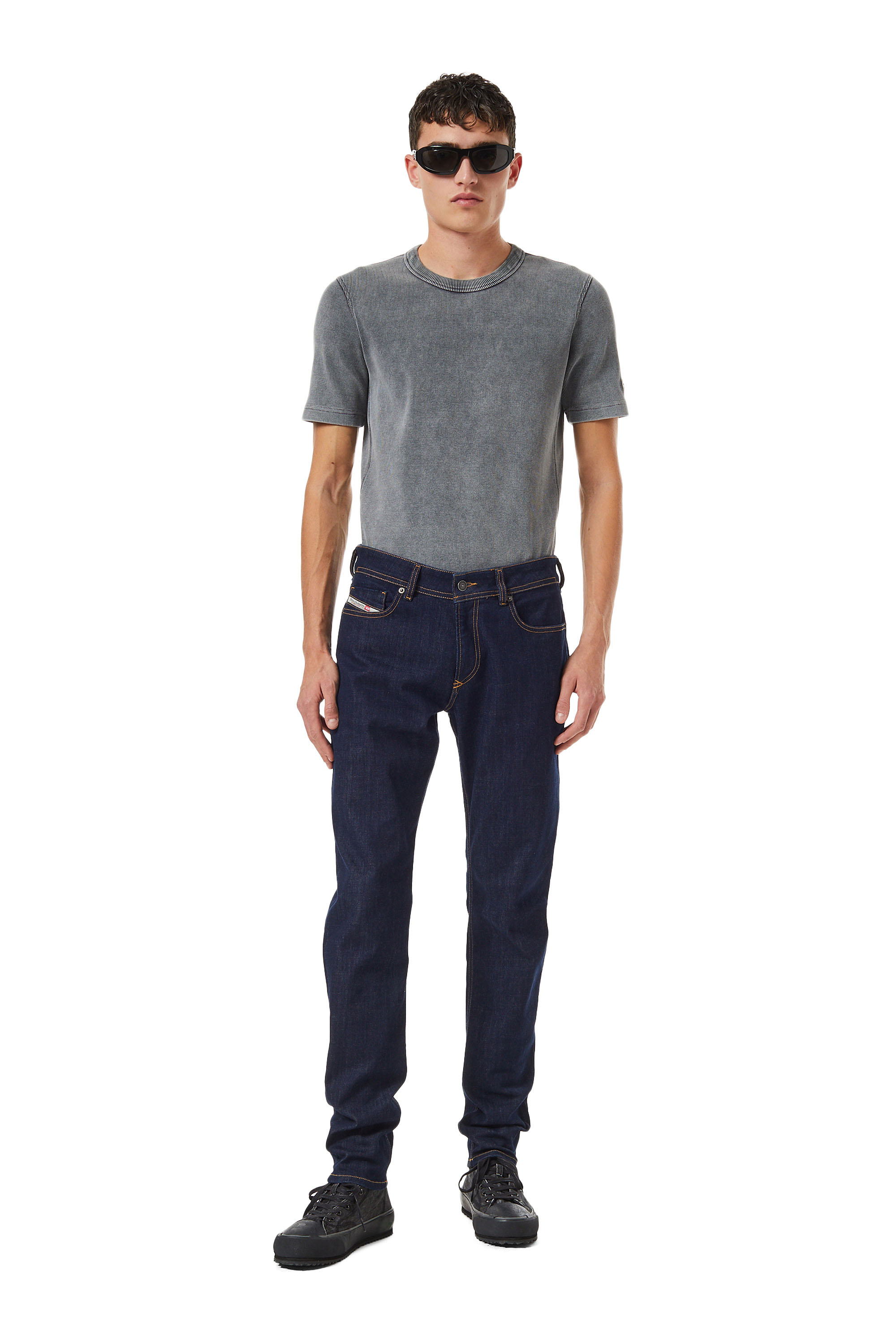 Diesel - Man's Skinny Jeans 1979 Sleenker Z9C17, Dark Blue - 5