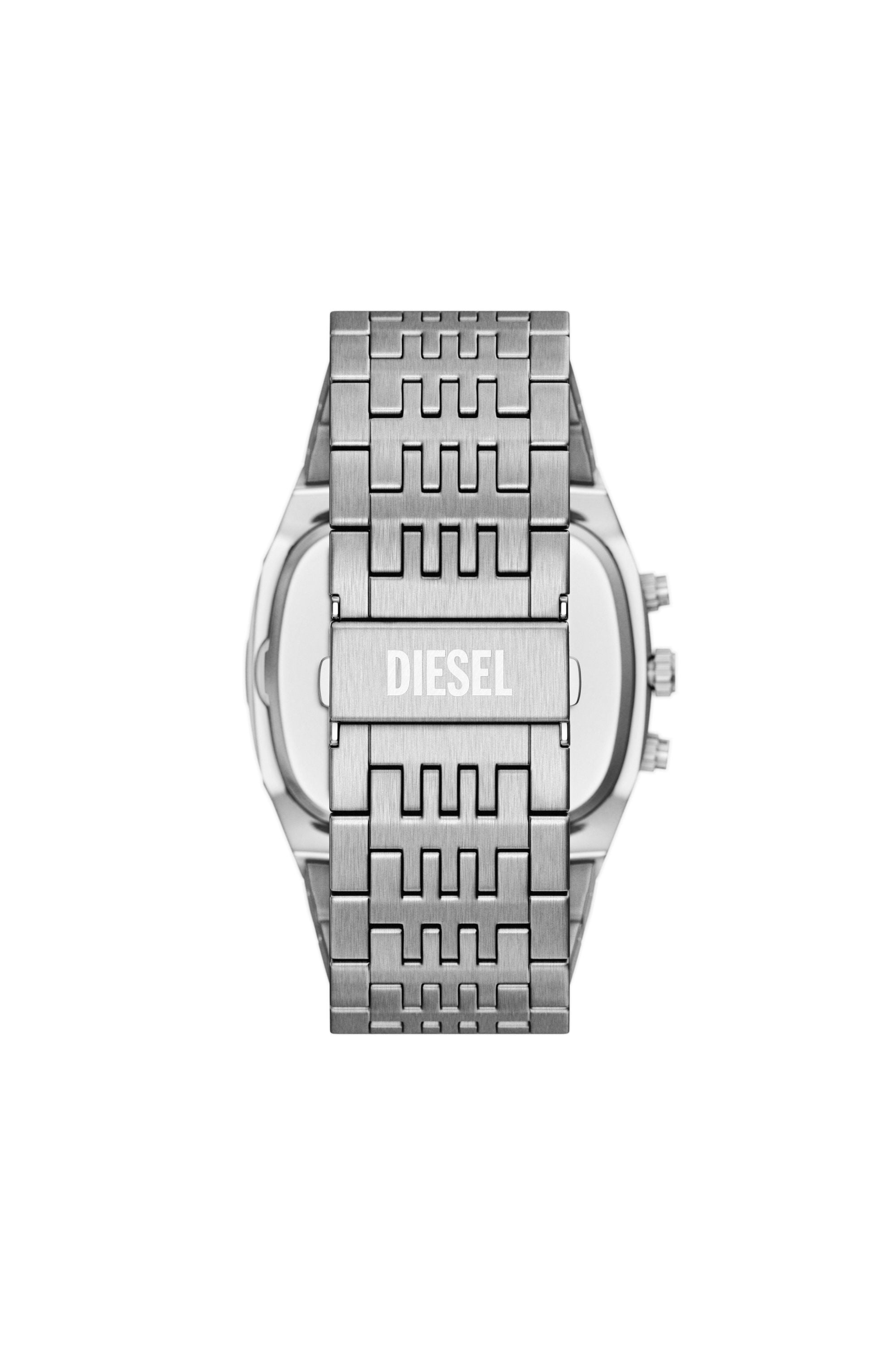 Diesel - DZ4725 WATCH, Reloj Spiked Cushion de acero inoxidable Hombre in Plateado - 2