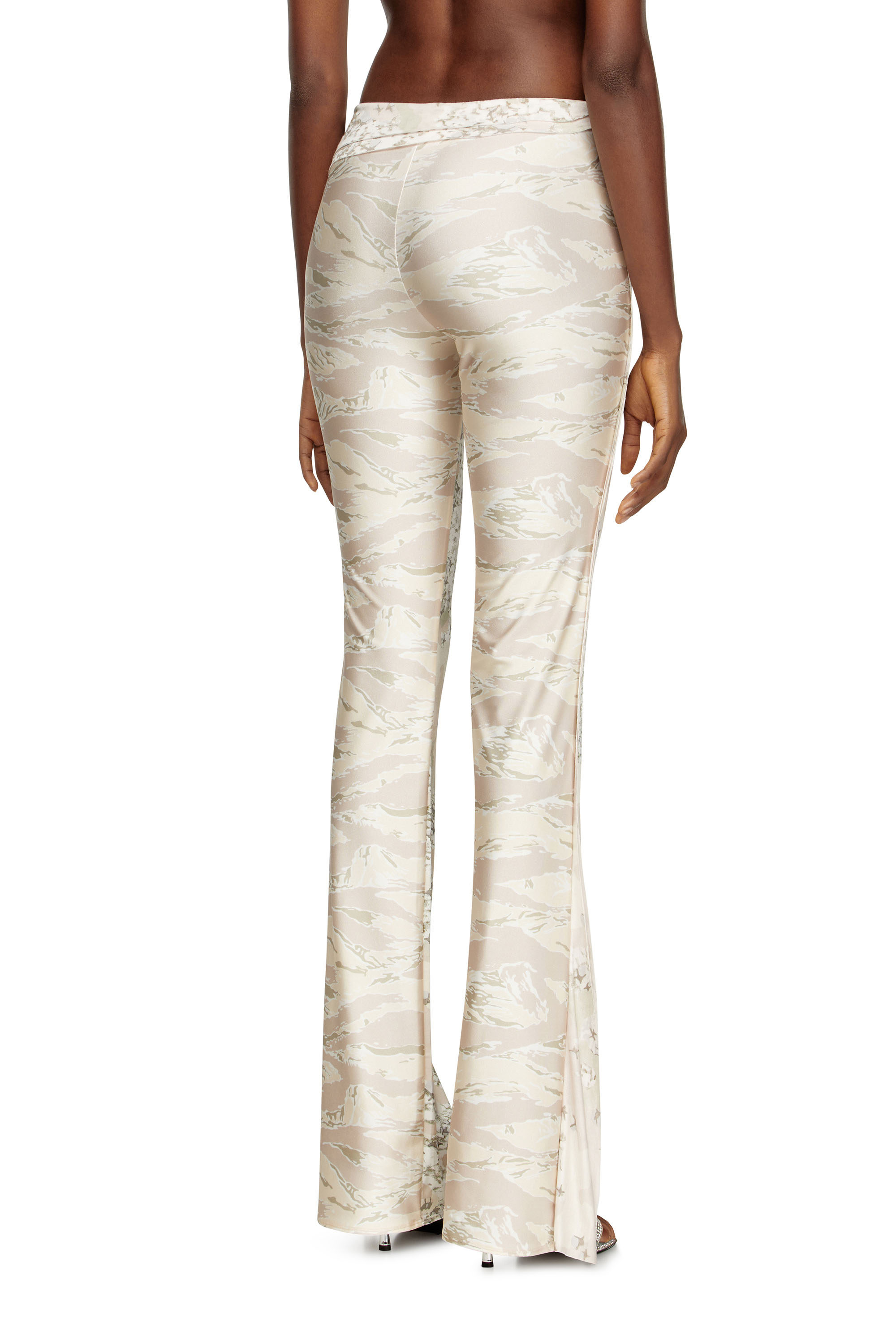 Diesel - P-AFFAL, Female's Jazz pants with mixed camo prints in Beige - 3