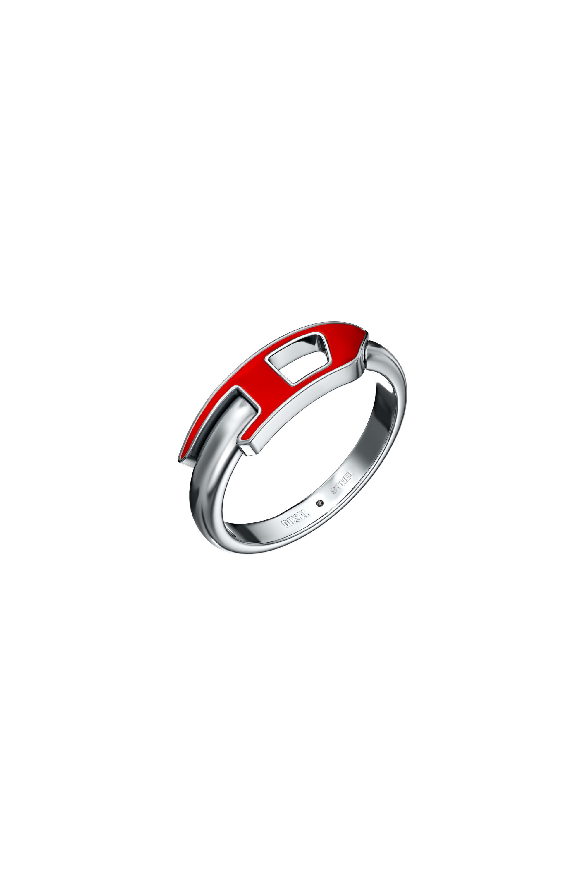 Diesel - DX1688040 JEWELLERY, Anillo de banda de acero inoxidable Unisex in Plateado - 1