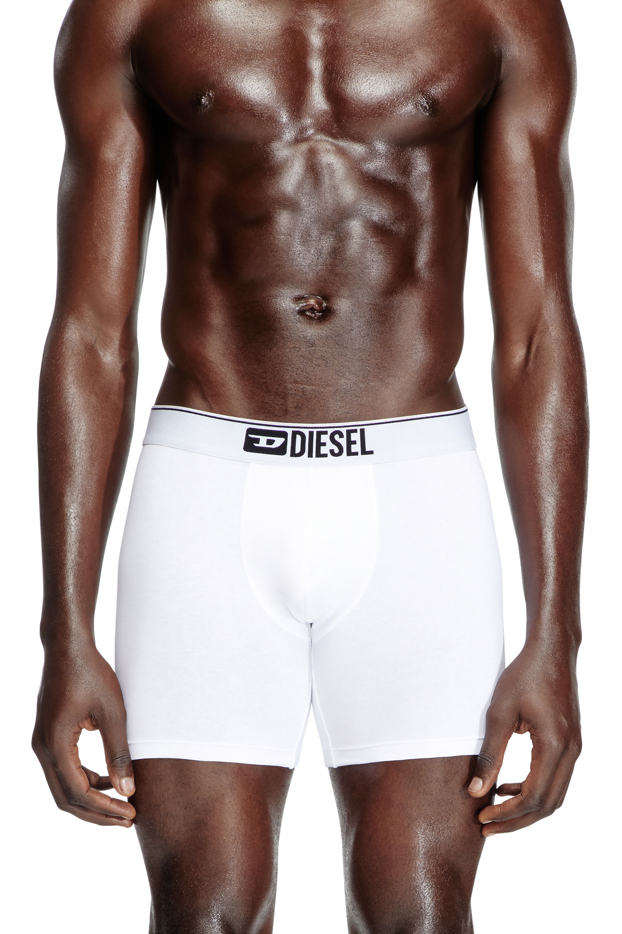 Diesel - MAX-3PACK, Lot de trois boxer en coton stretch Homme in Polychrome - 3