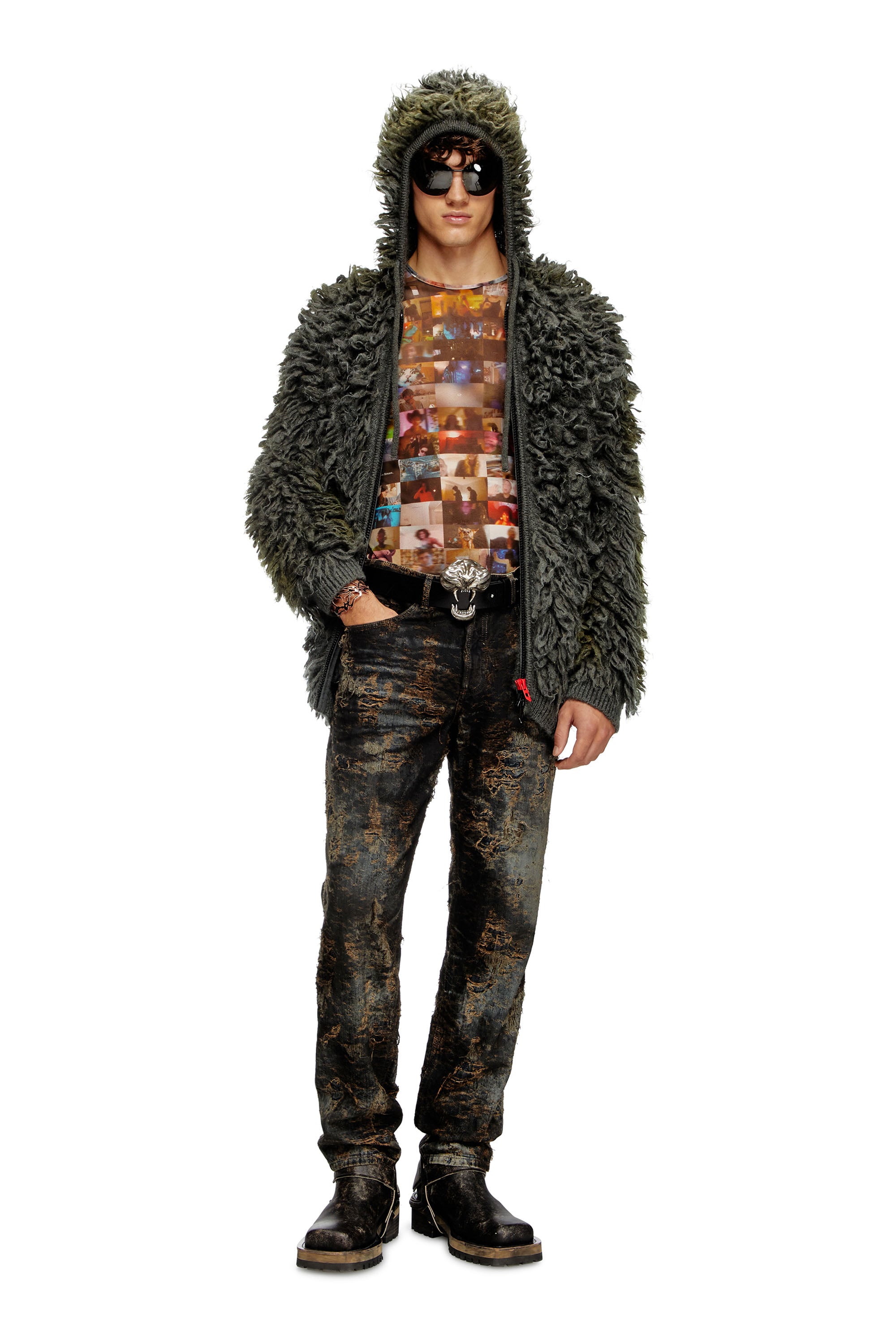 5/29まで M-ERCILLA-TOP diesel トップス XGチサ着 夏 DIESEL（ディーゼル） 【10％OFF】DIESEL トップス M-CLARKSVILLE