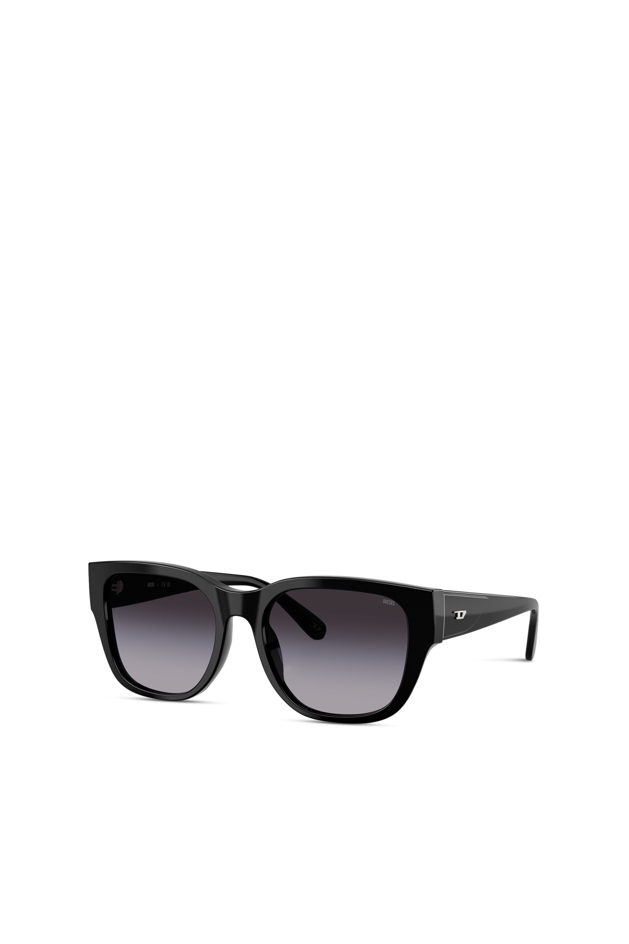 Diesel - 0DL2005, Lunettes de soleil carrées Mixte in Noir - 4