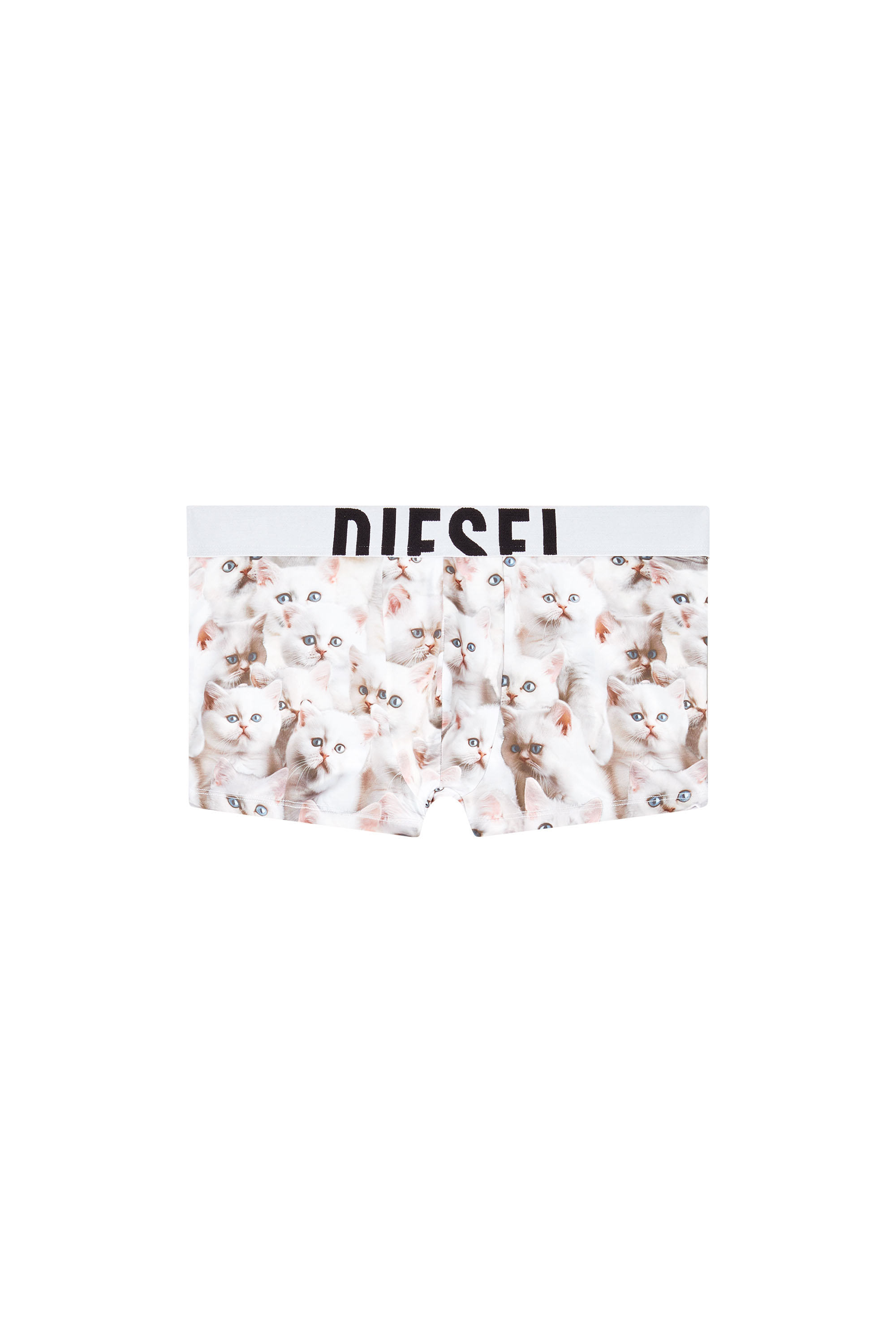 Diesel - DAMIEN-D-POP-40, Boxer à imprimé Pop Homme in Blanc - 4