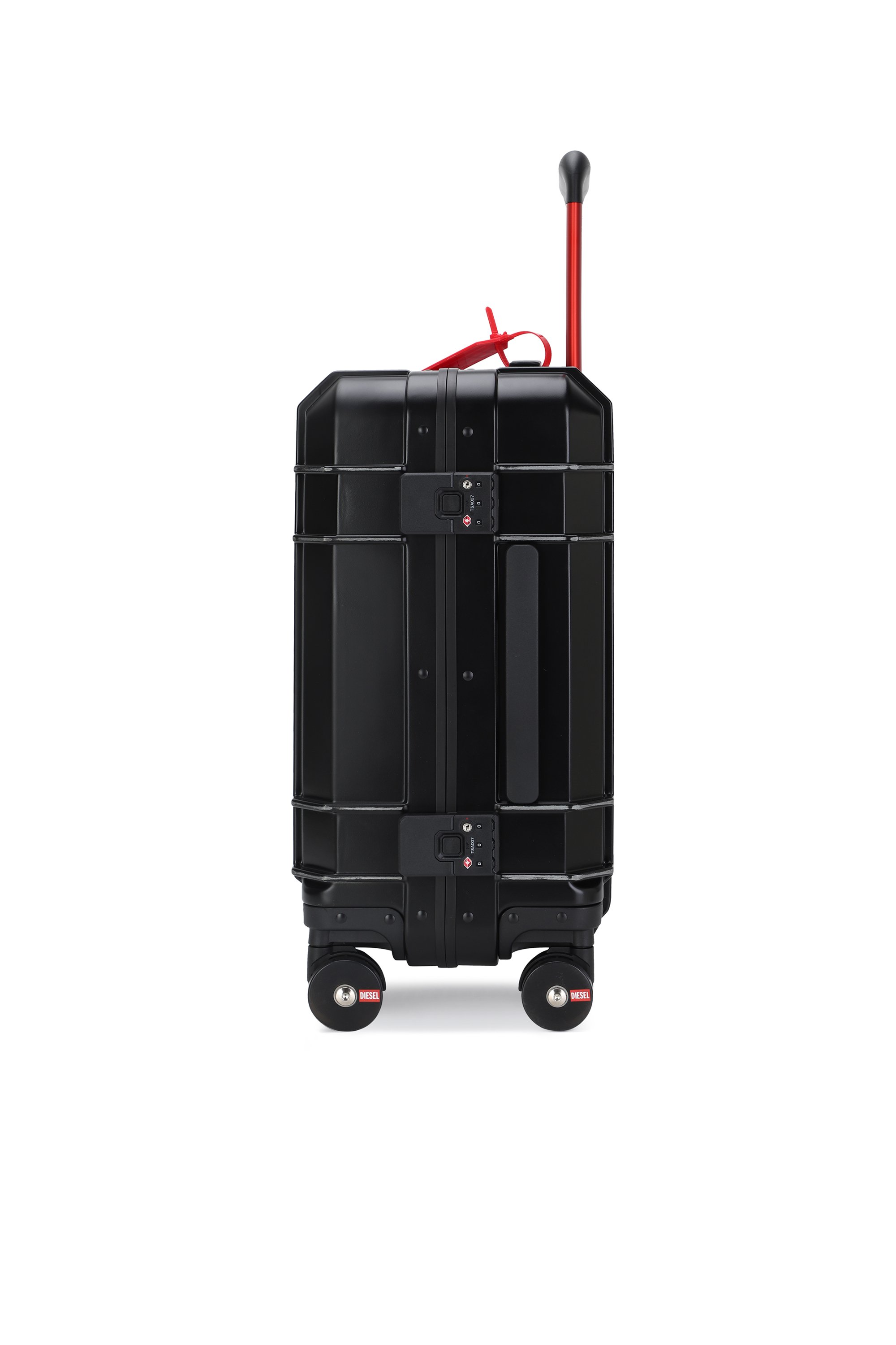 Diesel - DIESEL PC STRONG IMAGE TROLLEY- DSL003, Unisex's Rugged carry‑on suitcase 20" in Black - 4
