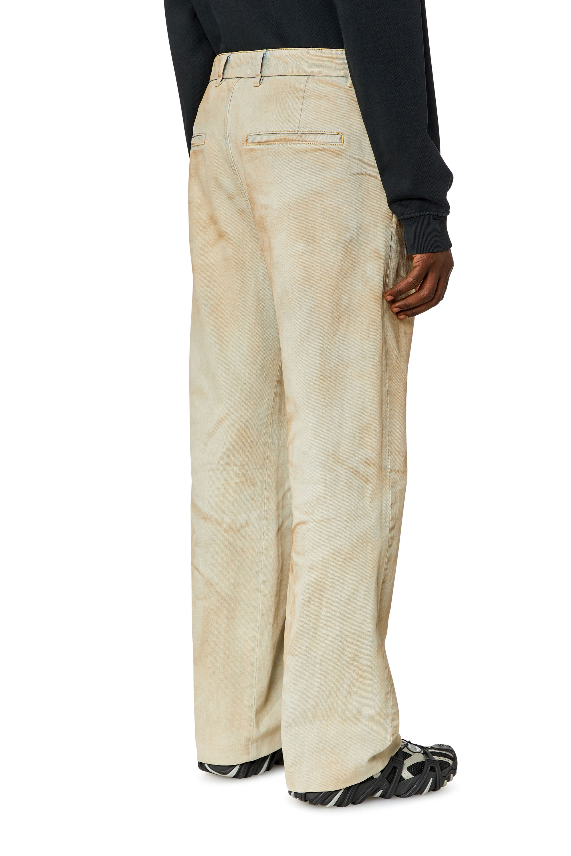 Diesel - Man's Relaxed Jeans D-Chino-Work 0JGAS, Light Blue - 4