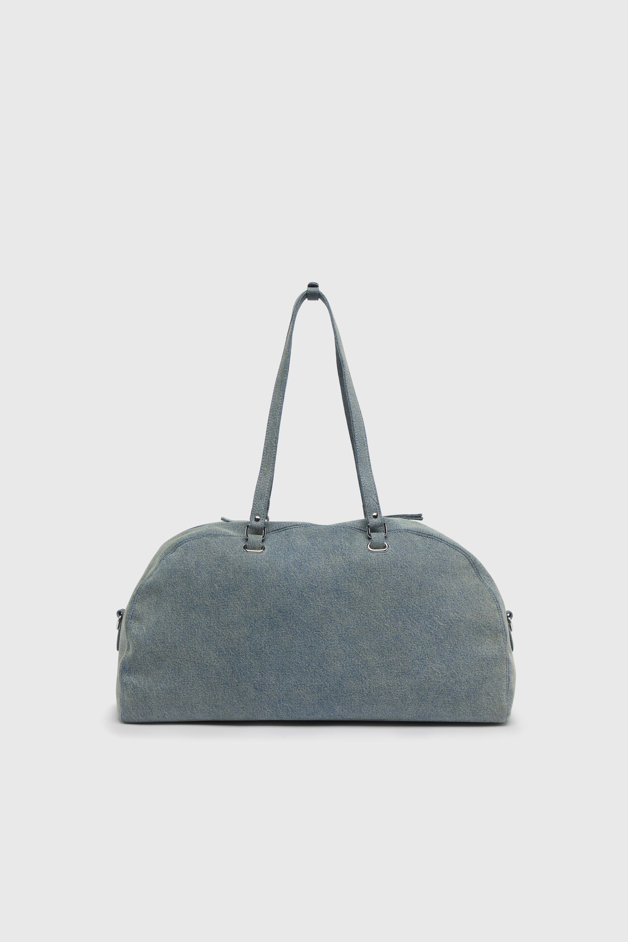 Women's 1DR Dome-Duffle bag in denim with Oval D logo | Blue